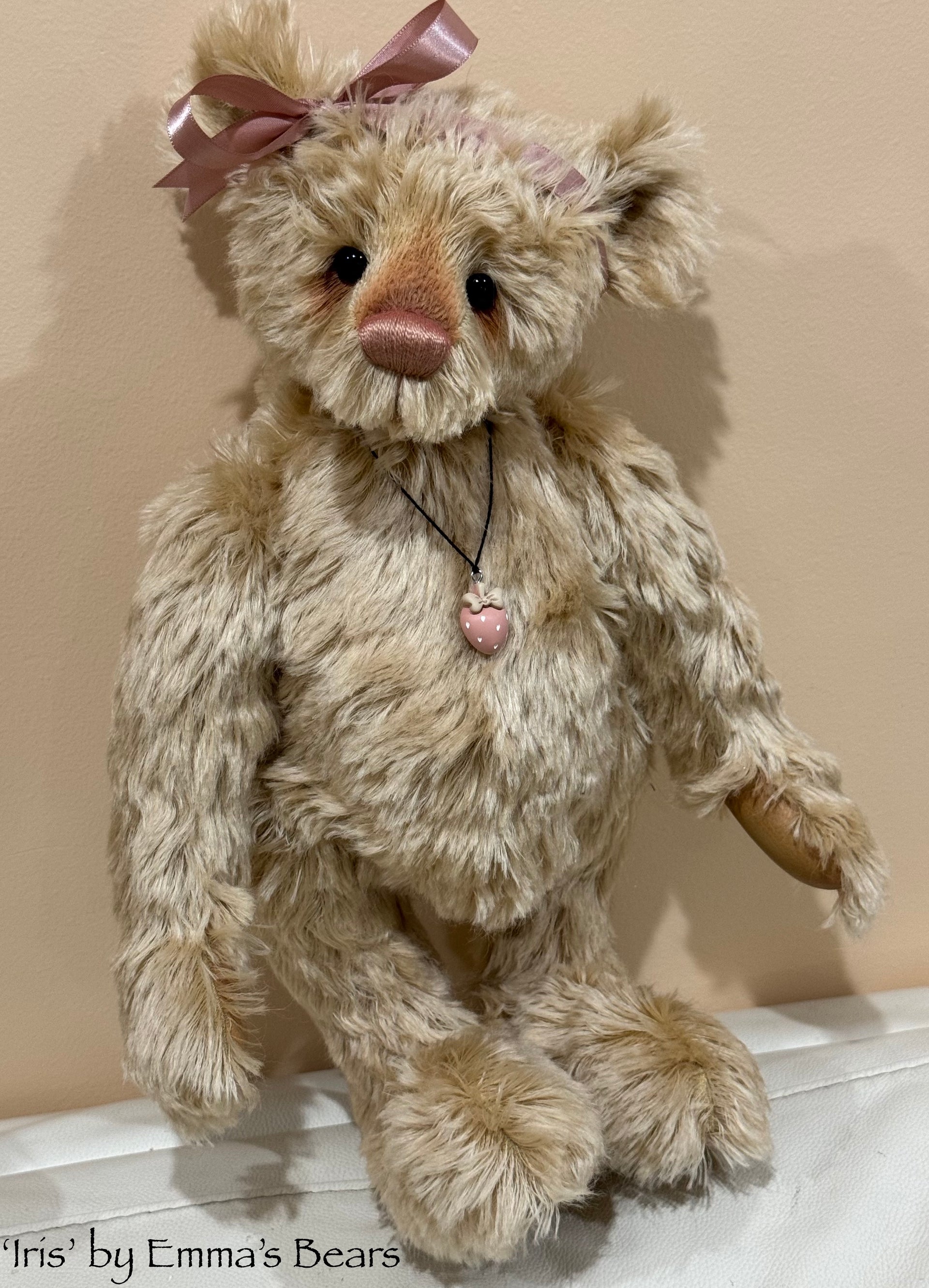 Iris - 17" mohair artist bear by Emma's Bears  - OOAK