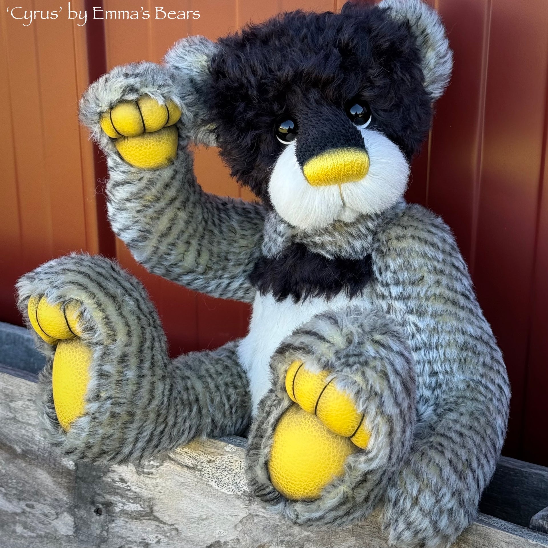 Cyrus - 15in MOHAIR and ALPACA Artist Bear by Emmas Bears - OOAK