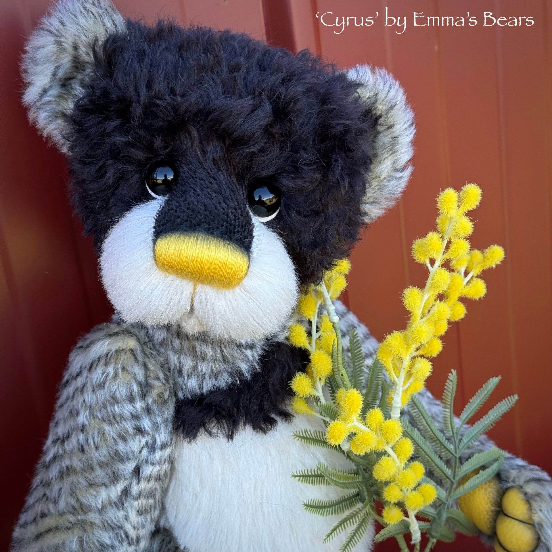 Cyrus - 15in MOHAIR and ALPACA Artist Bear by Emmas Bears - OOAK