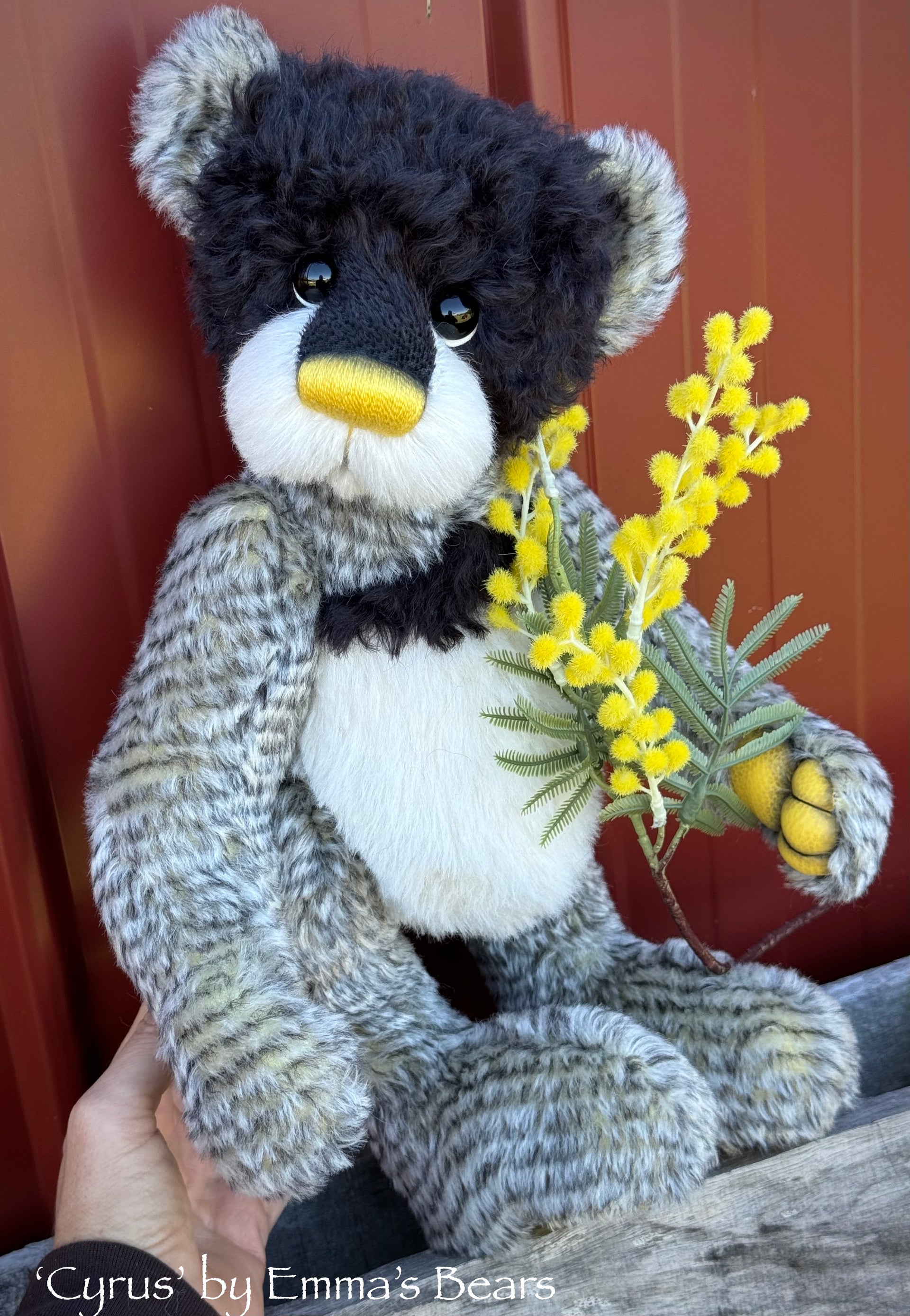 Cyrus - 15in MOHAIR and ALPACA Artist Bear by Emmas Bears - OOAK