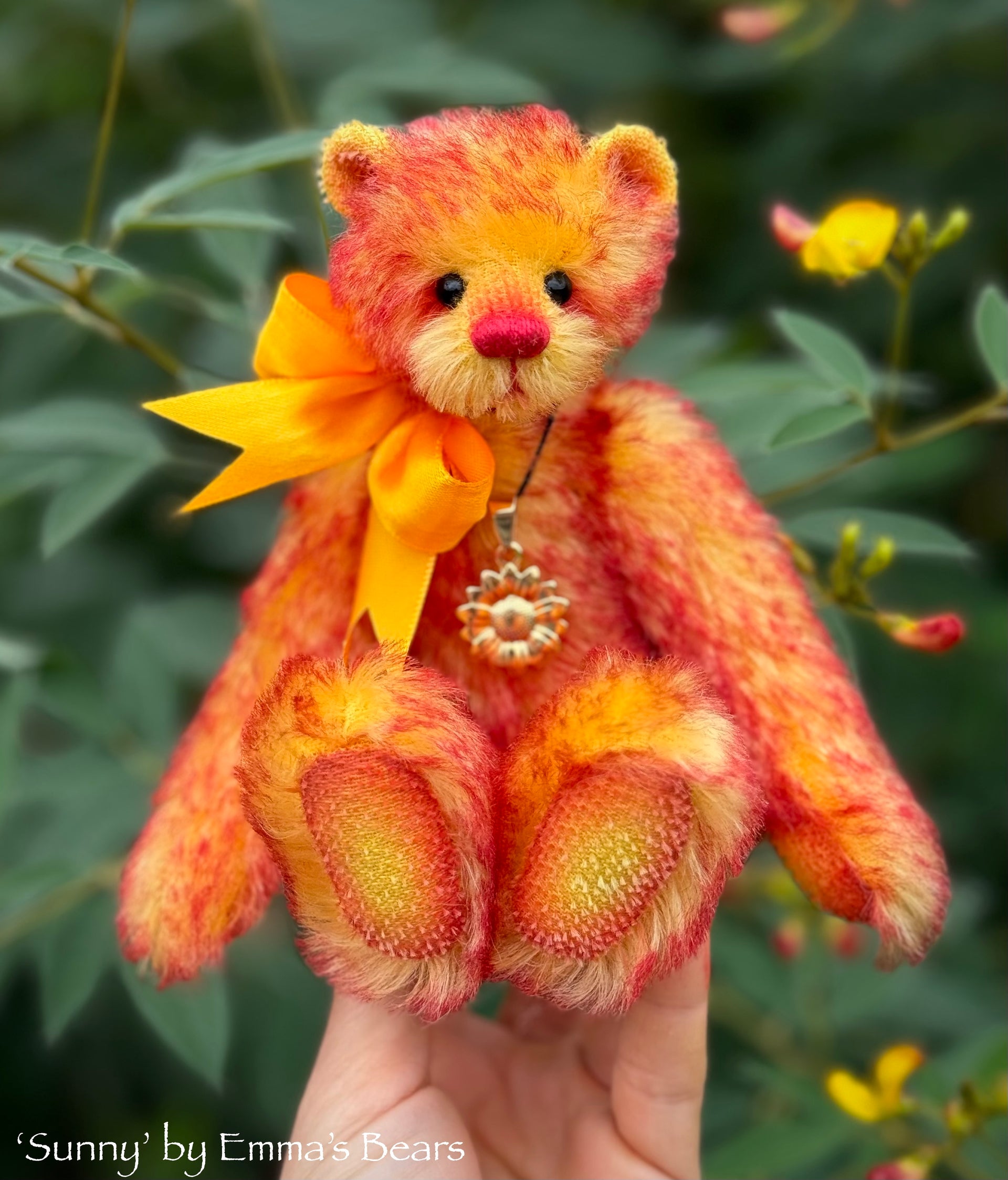 Sunny - 8" Two Tone Mohair Artist Bear by Emma's Bears - OOAK