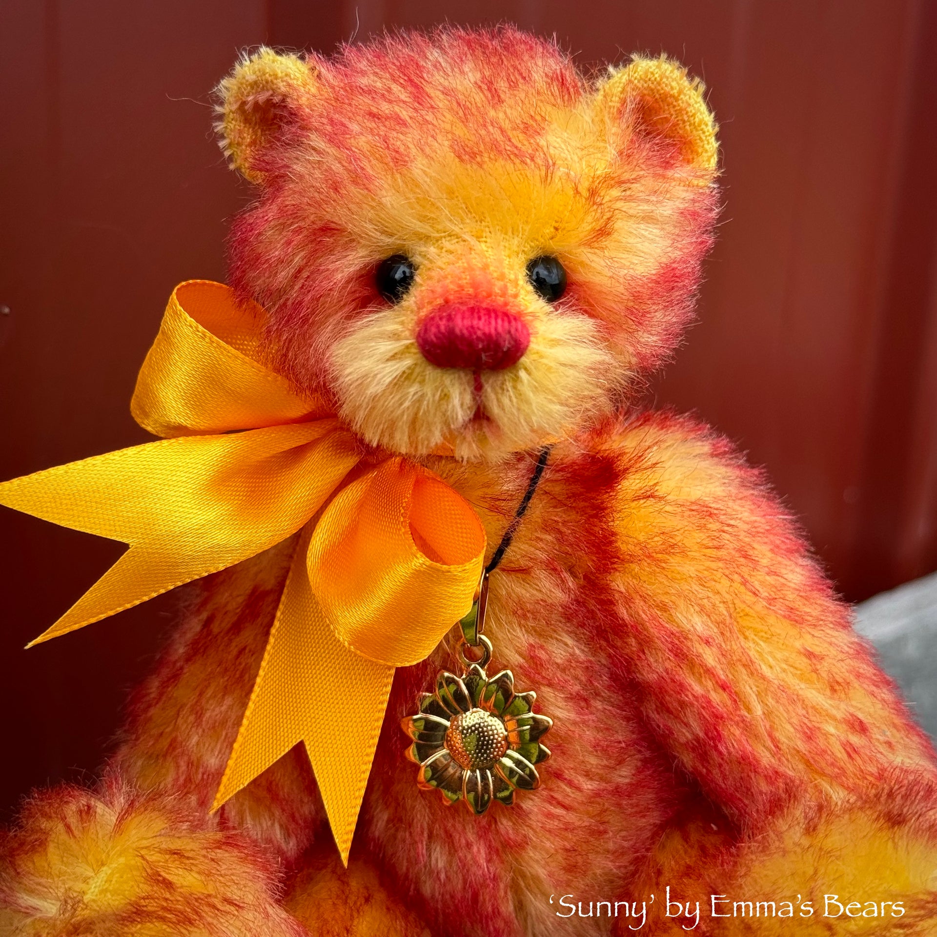 Sunny - 8" Two Tone Mohair Artist Bear by Emma's Bears - OOAK