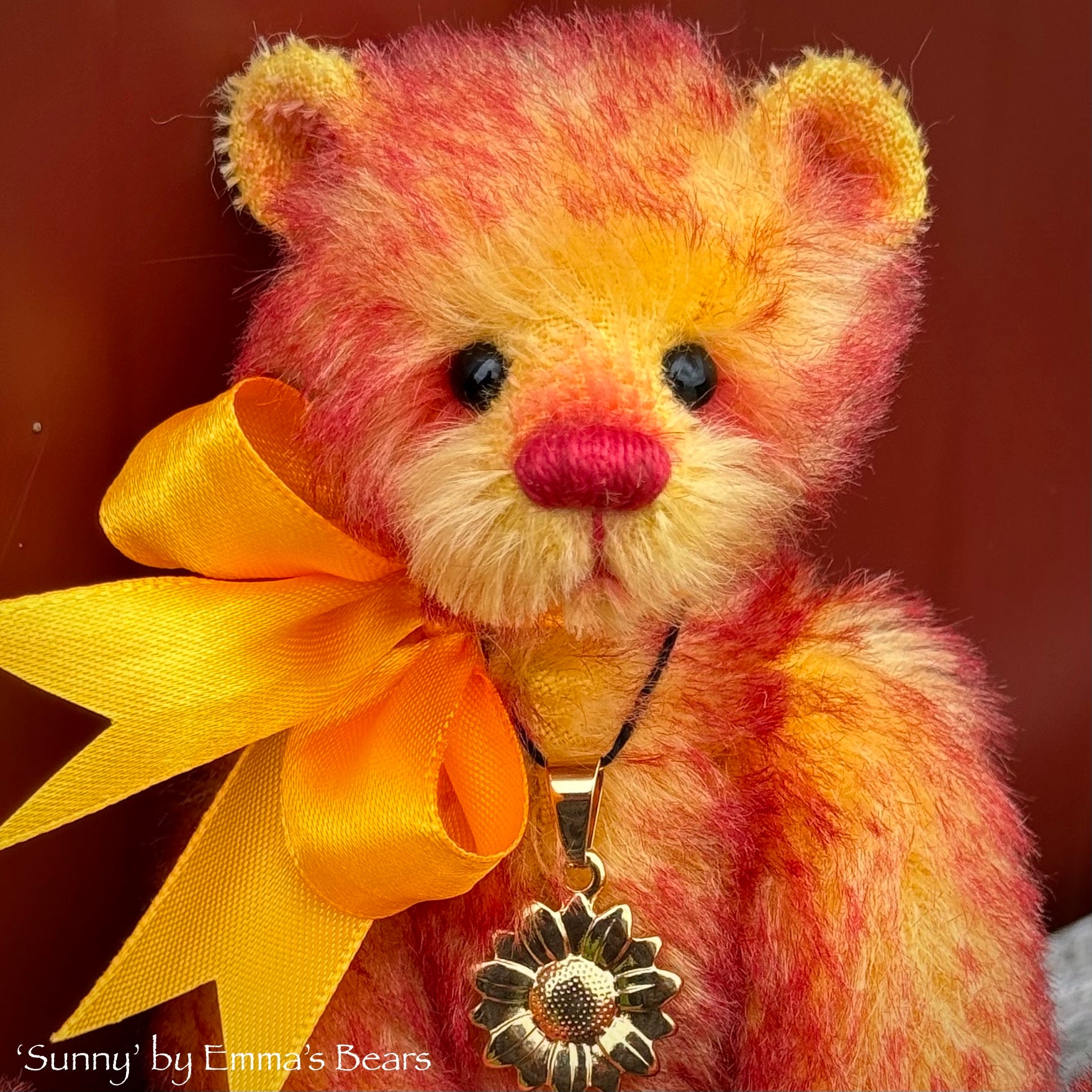 Sunny - 8" Two Tone Mohair Artist Bear by Emma's Bears - OOAK