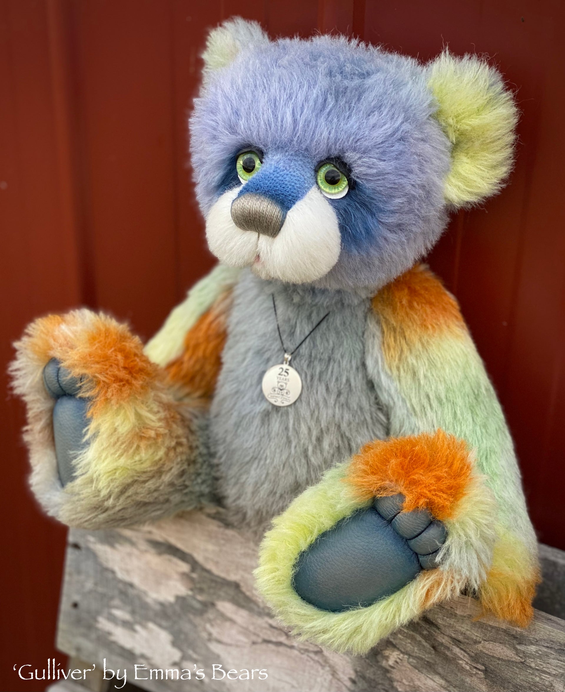 Gulliver - 16" SPECIAL 25th Anniversary Collection Hand-dyed mohair Artist Bear by Emmas Bears - OOAK