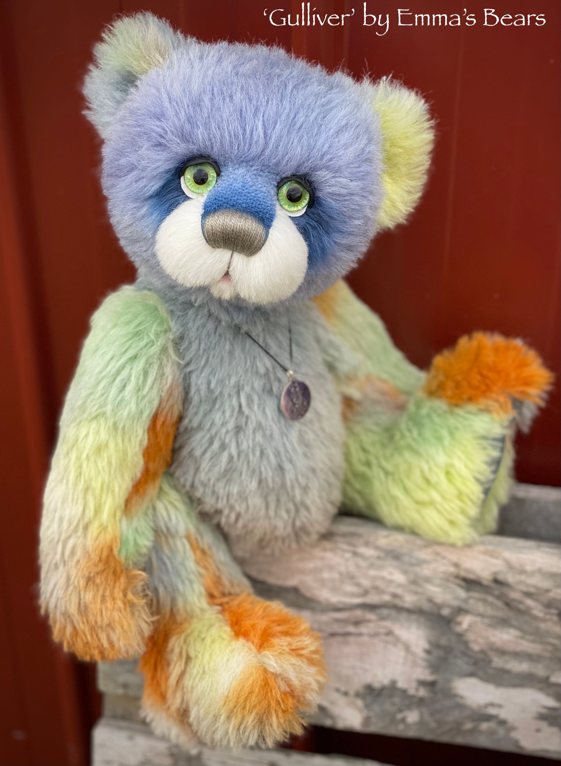 Gulliver - 16" SPECIAL 25th Anniversary Collection Hand-dyed mohair Artist Bear by Emmas Bears - OOAK