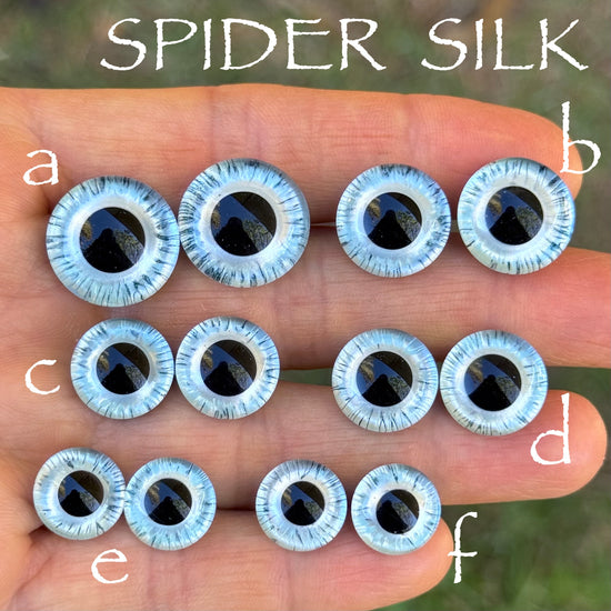 Hand Painted Eyes - Spider Silk