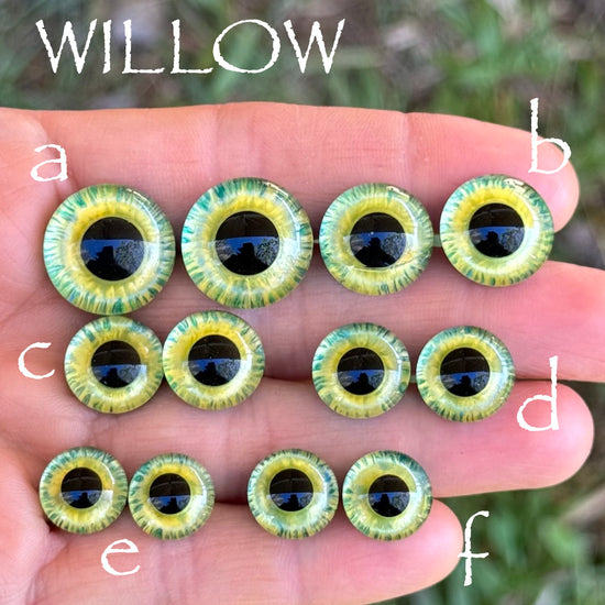 Hand Painted Eyes - Willow