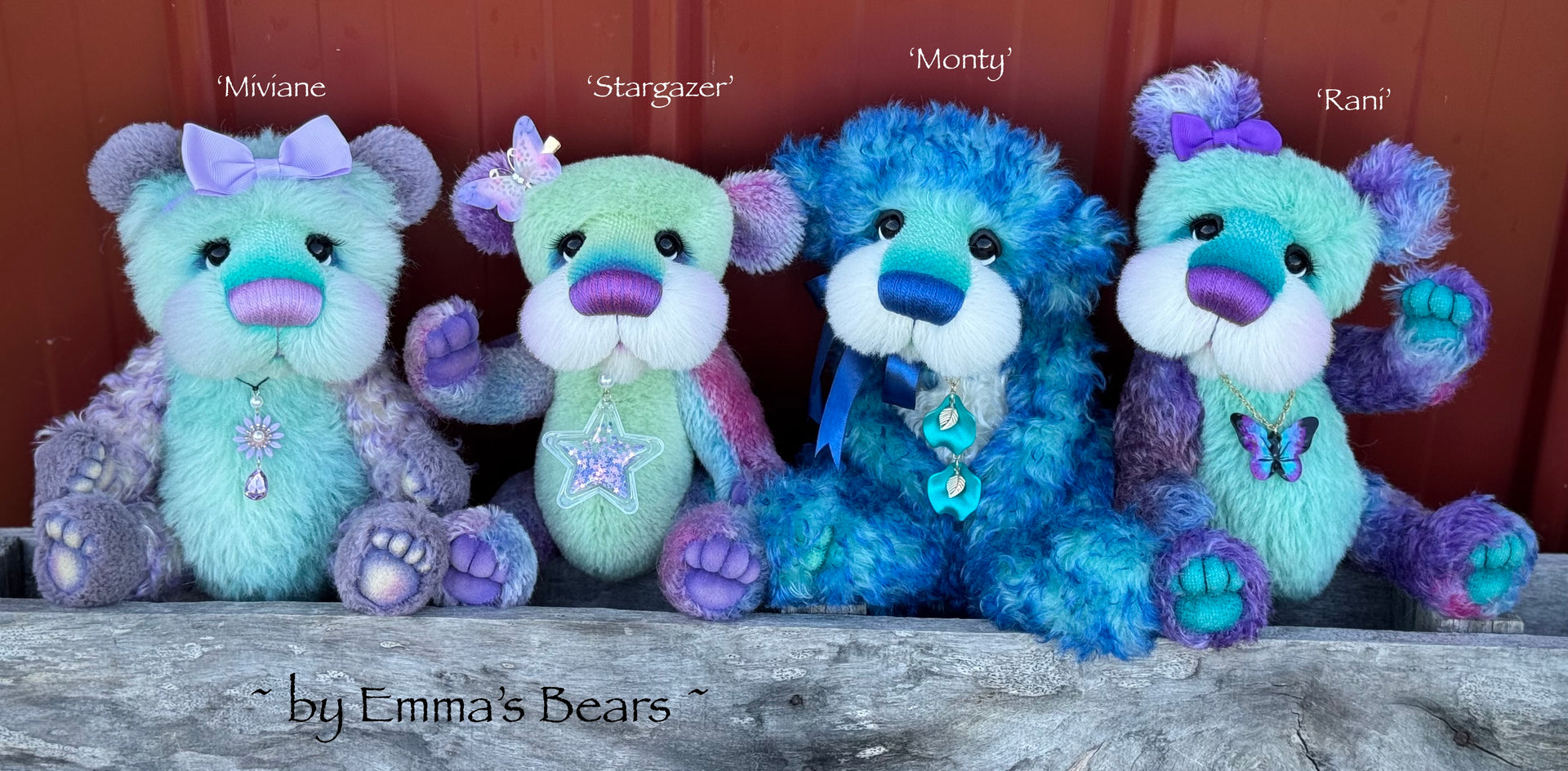 Miviane - 11" Mohair and Alpaca artist bear by Emma's Bears - OOAK