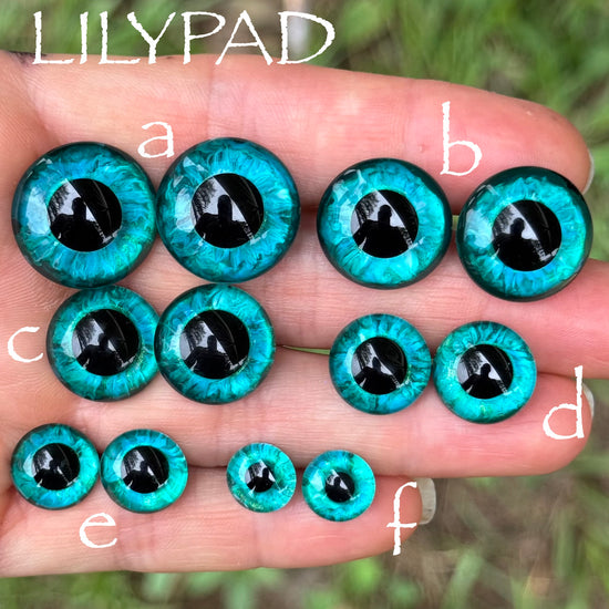 Hand Painted Eyes - Lilypad