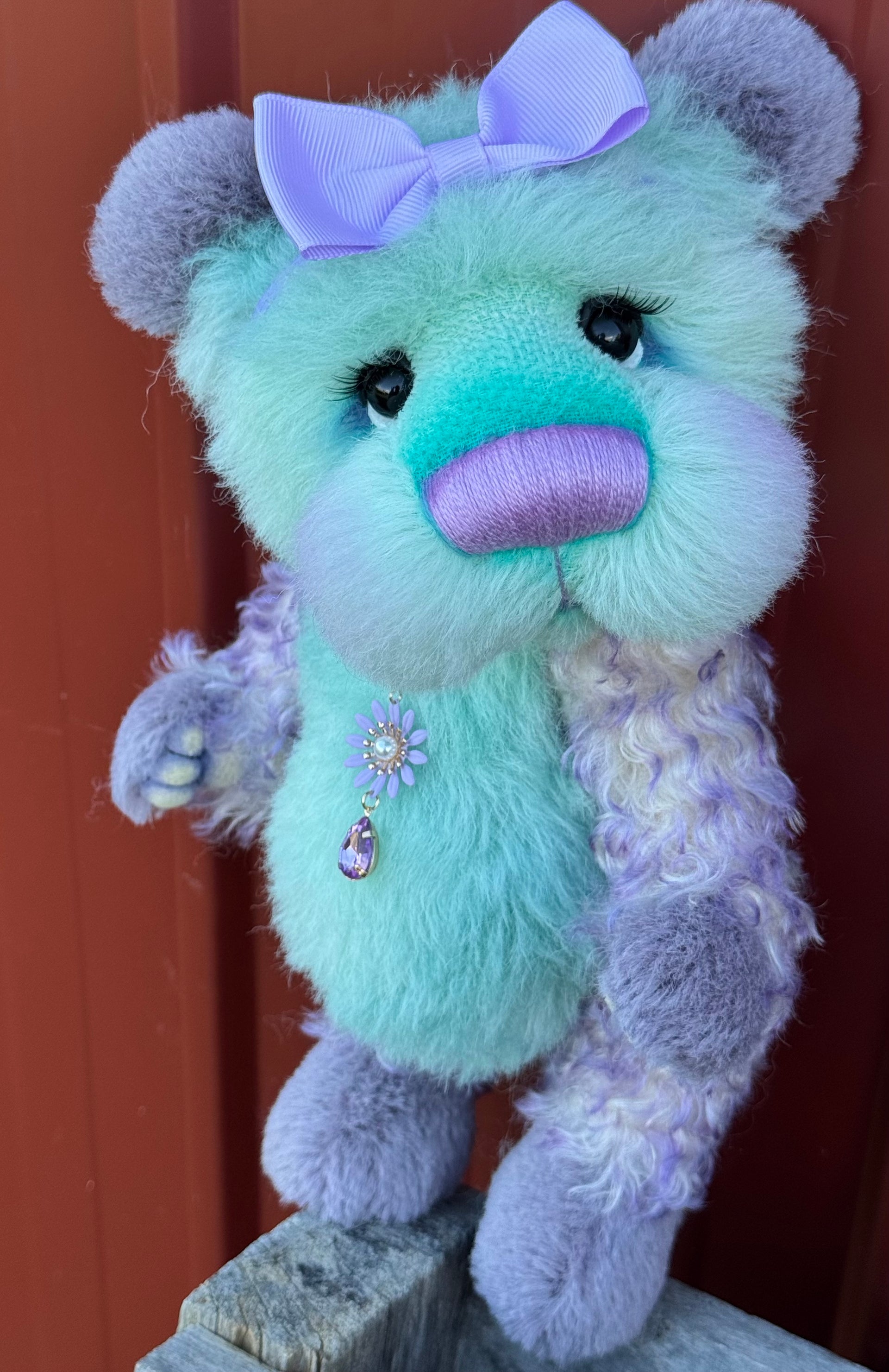 Miviane - 11" Mohair and Alpaca artist bear by Emma's Bears - OOAK