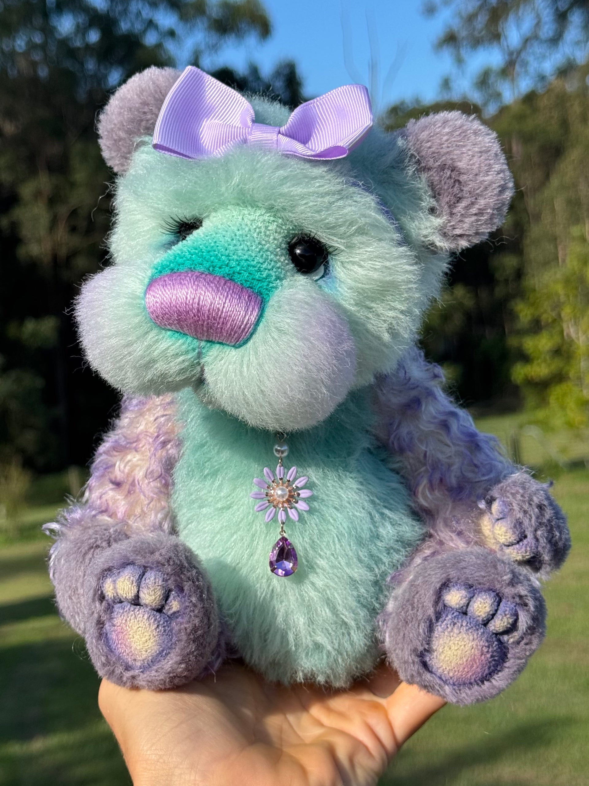 Miviane - 11" Mohair and Alpaca artist bear by Emma's Bears - OOAK