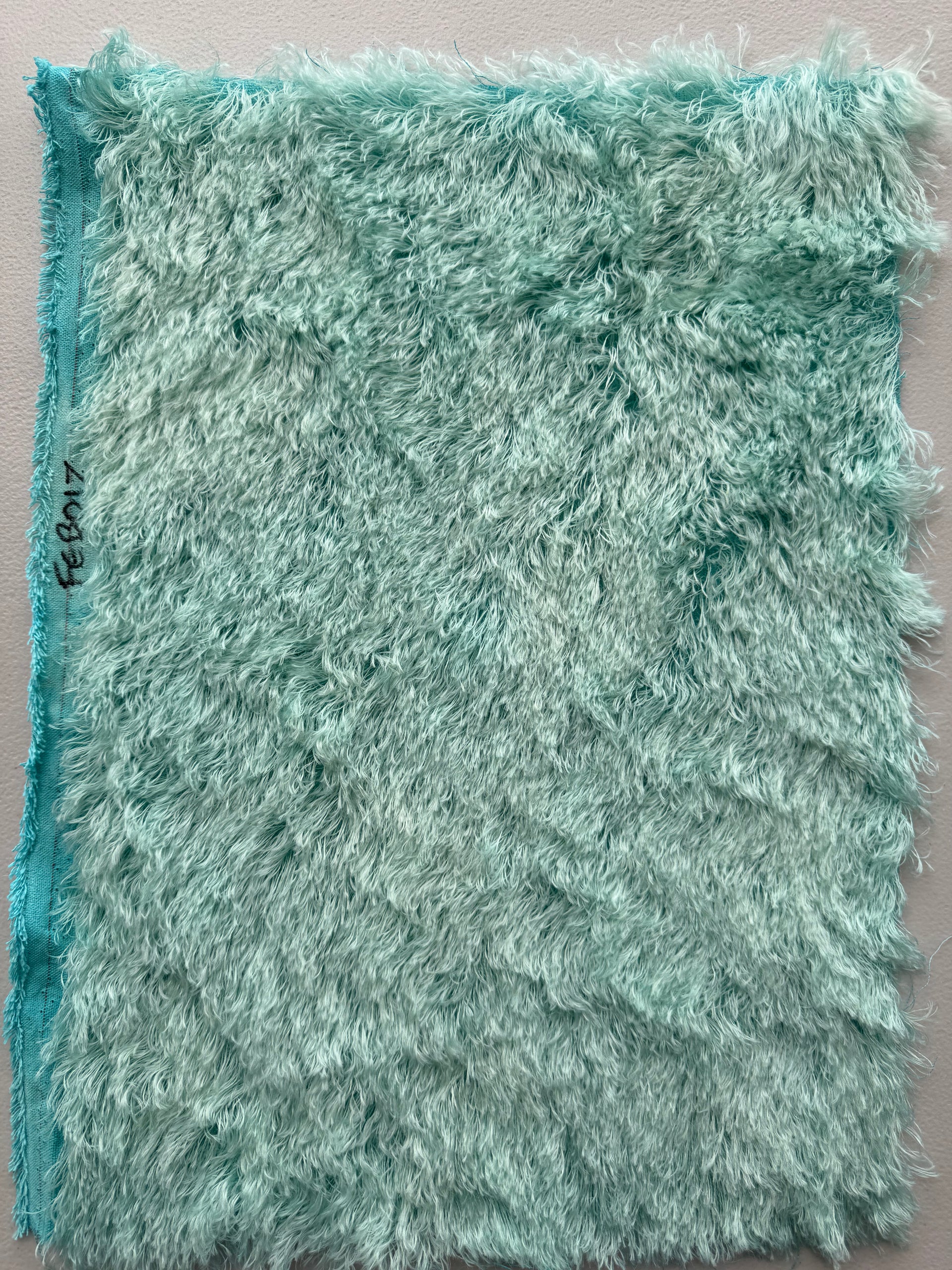 25mm String Mohair - Hand Dyed Aqua Blue - Fat 1/8m - FEB017