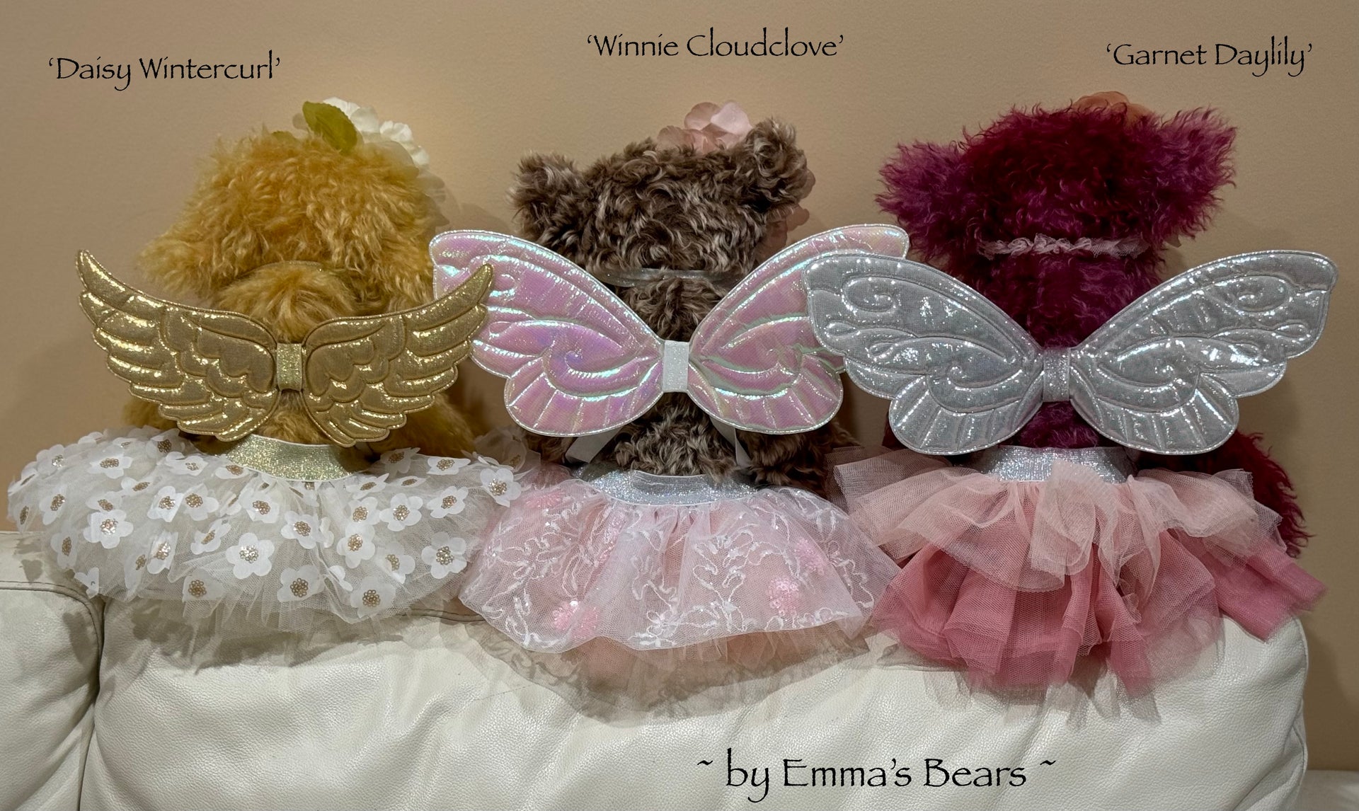 Daisy Wintercurl - 18" Curlylocks Mohair Artist Fairy Bear by Emma's Bears - OOAK