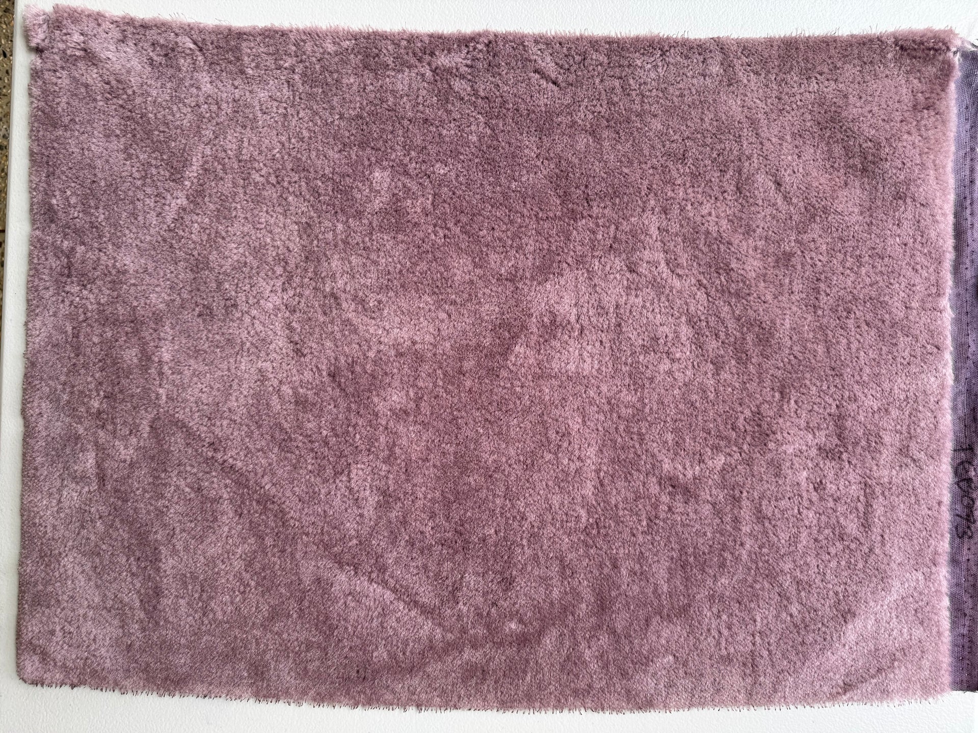 10mm Alpaca  - Hand Dyed Stormy Mauve - Fat 1/4m  - FEB073