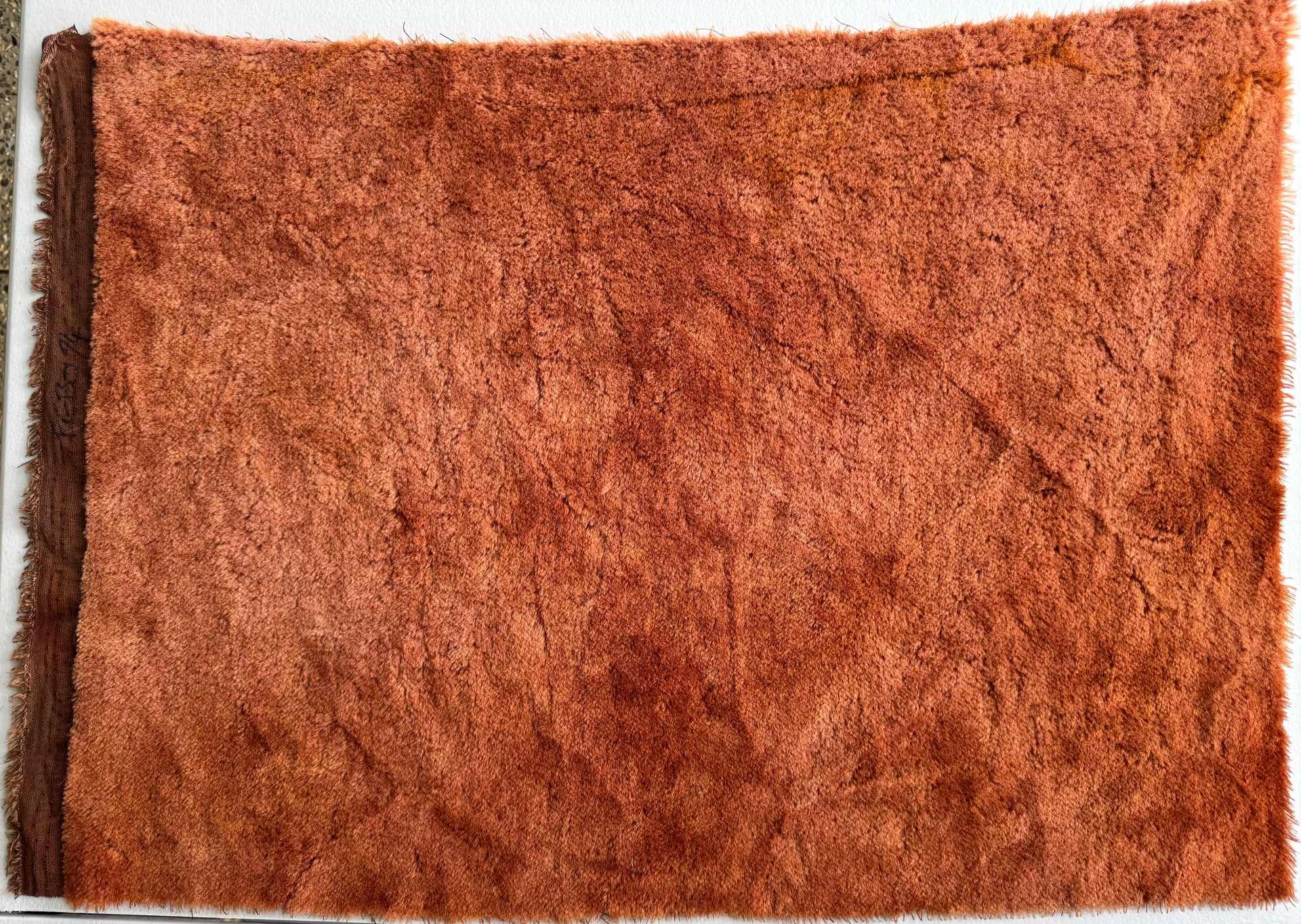 10mm Alpaca  - Hand Dyed Warm Spice - Fat 1/4m  - FEB074