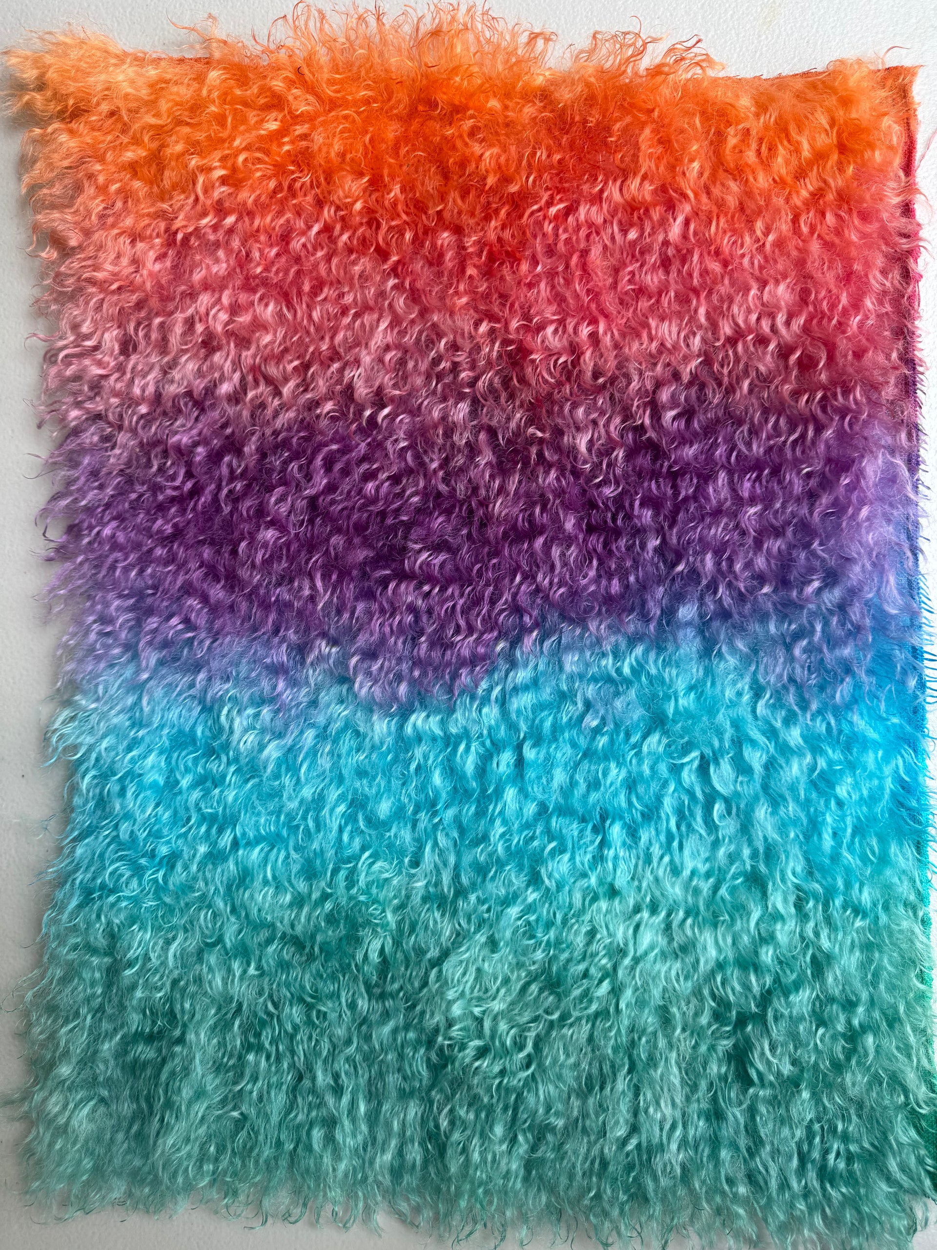Curlylocks Mohair - Hand Dyed Twilight - Fat 1/8m - FEB087