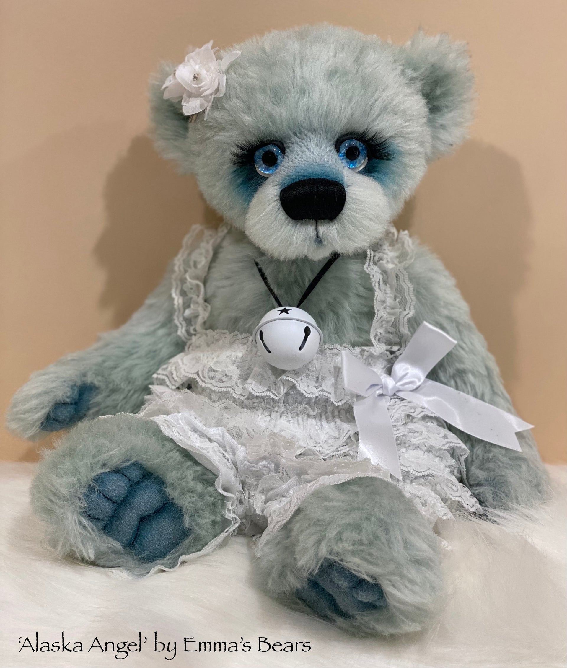 Alaska Angel - 18" Christmas 2023 Artist Bear by Emma's Bears - OOAK