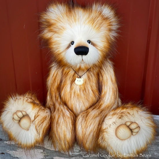KITS - 17" Caramel Cookie faux bear - Make your own