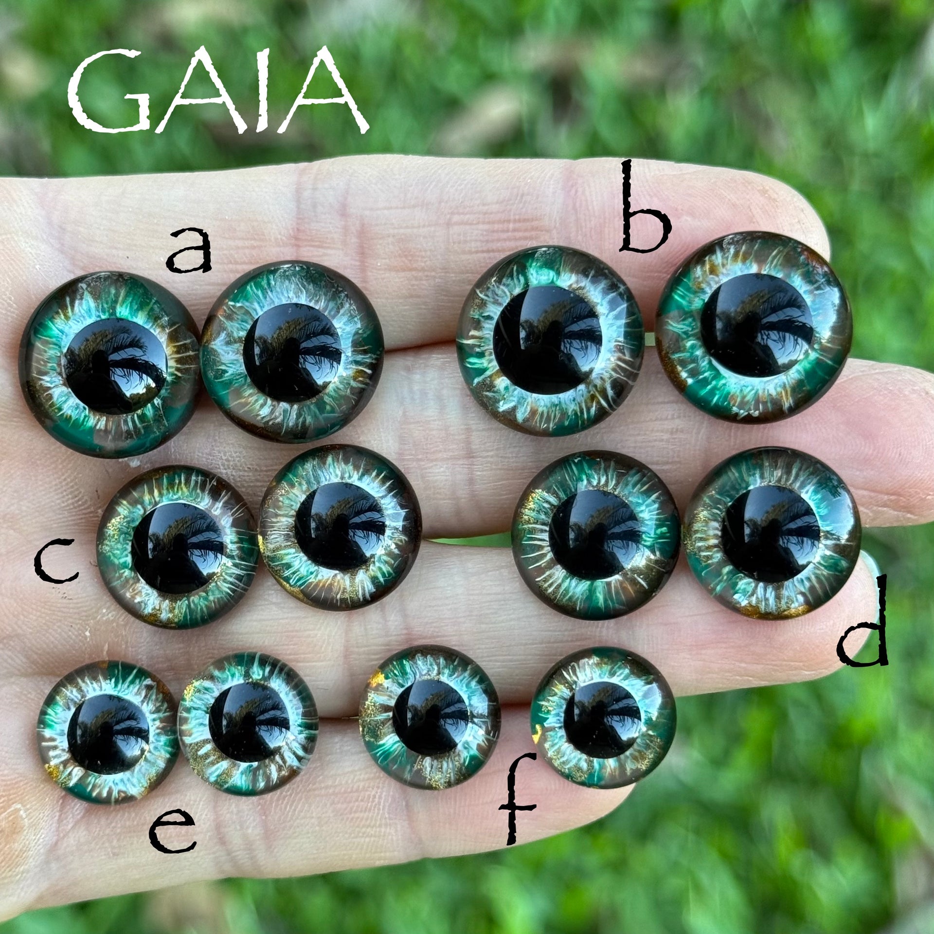 Hand Painted Eyes - Gaia