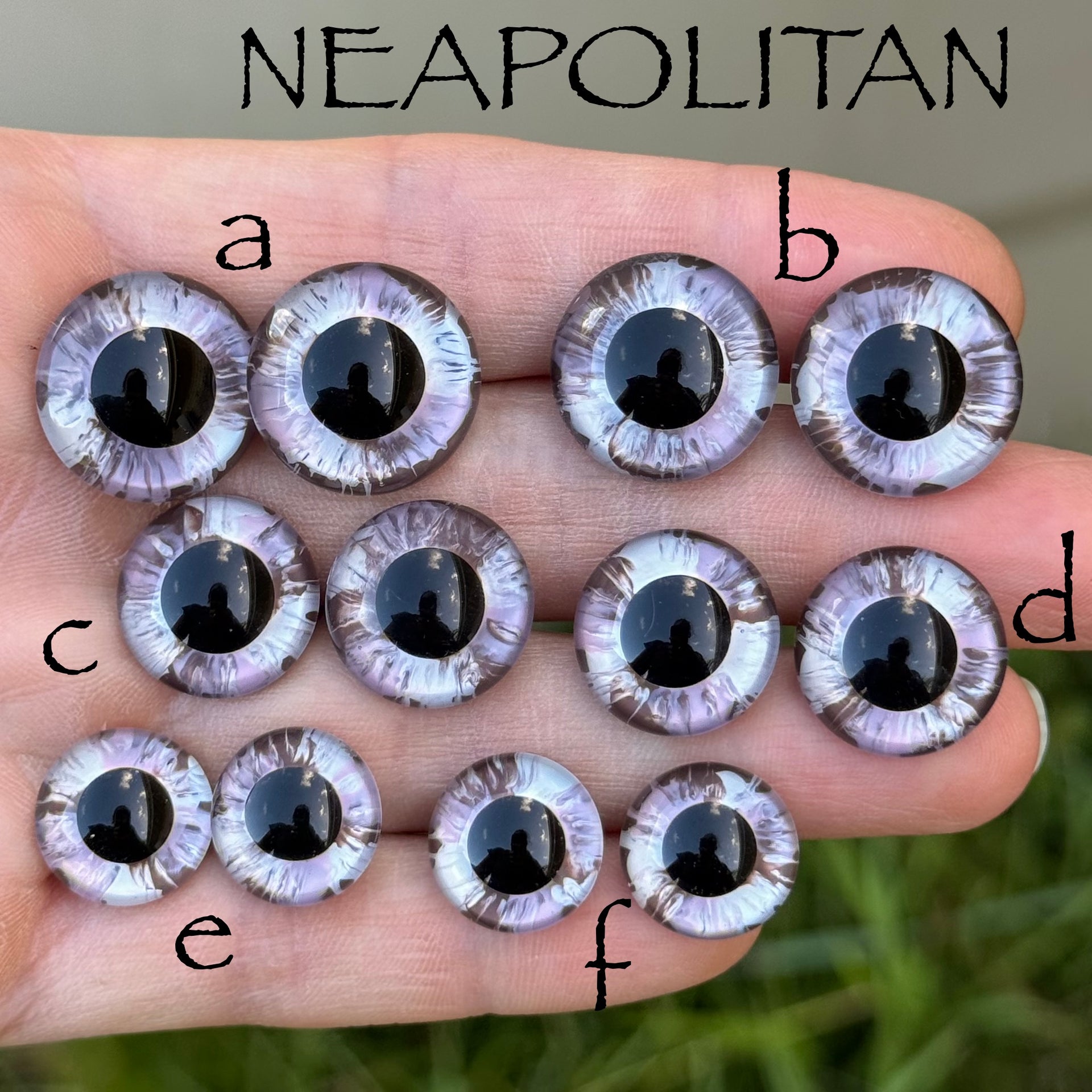 Hand Painted Eyes - Neapolitan