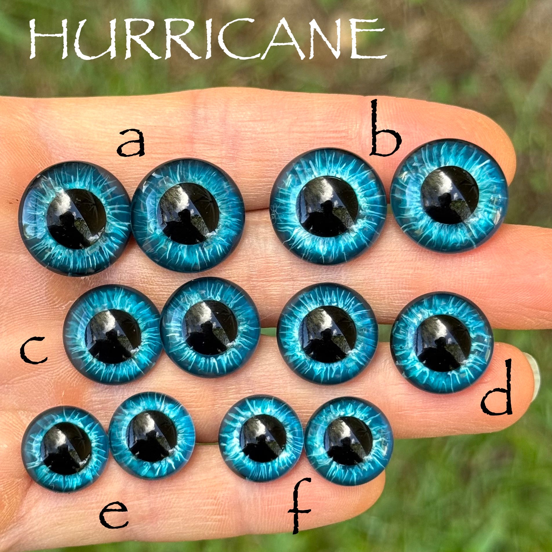 Hand Painted Eyes - Hurricane