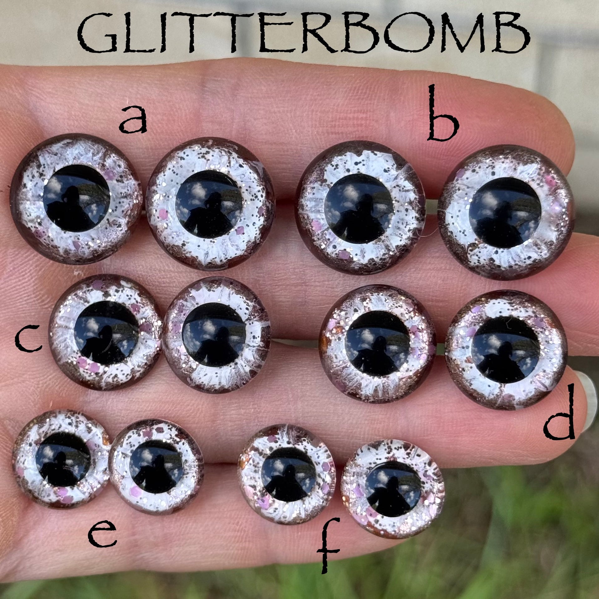 Hand Painted Eyes - Glitterbomb