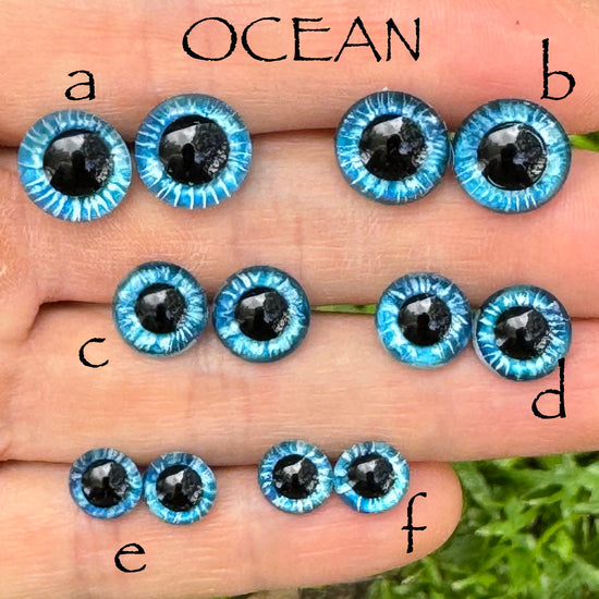 Hand Painted Eyes - Ocean