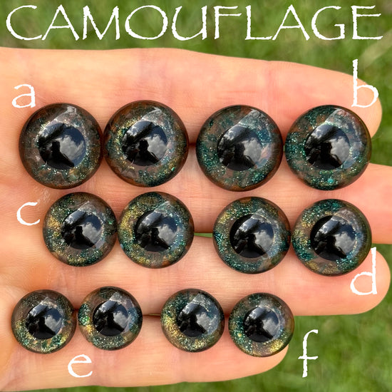 Hand Painted Eyes - Camouflage