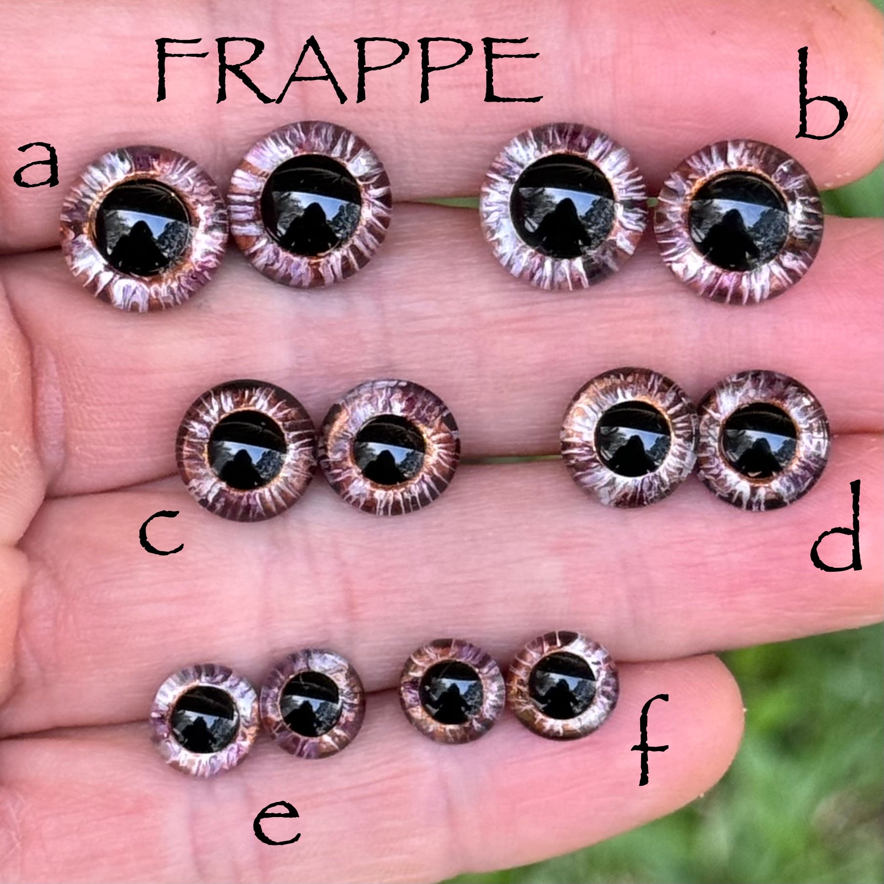 Hand Painted Eyes - Frappe