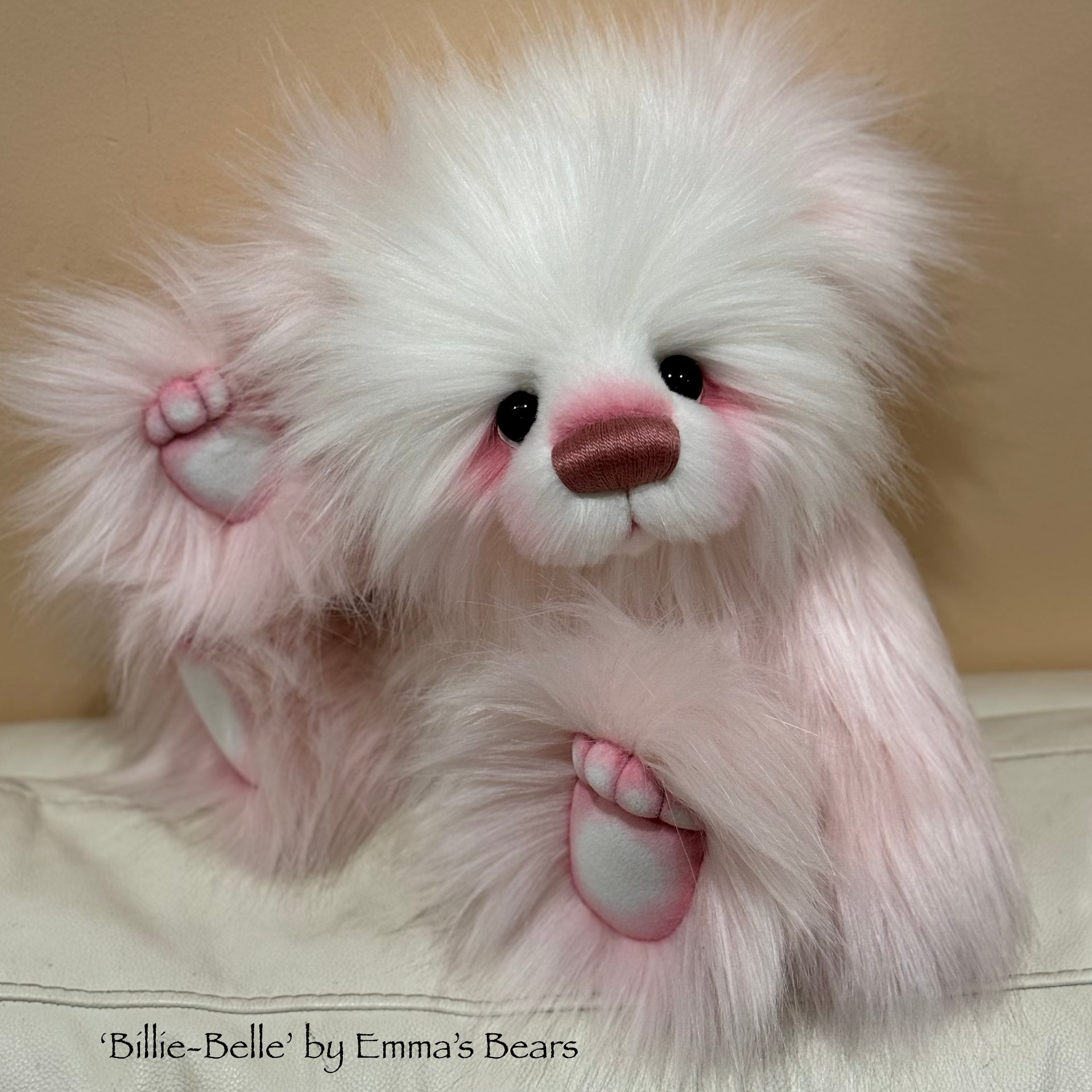 Billie-Belle - 15" faux fur bear by Emmas Bears - OOAK