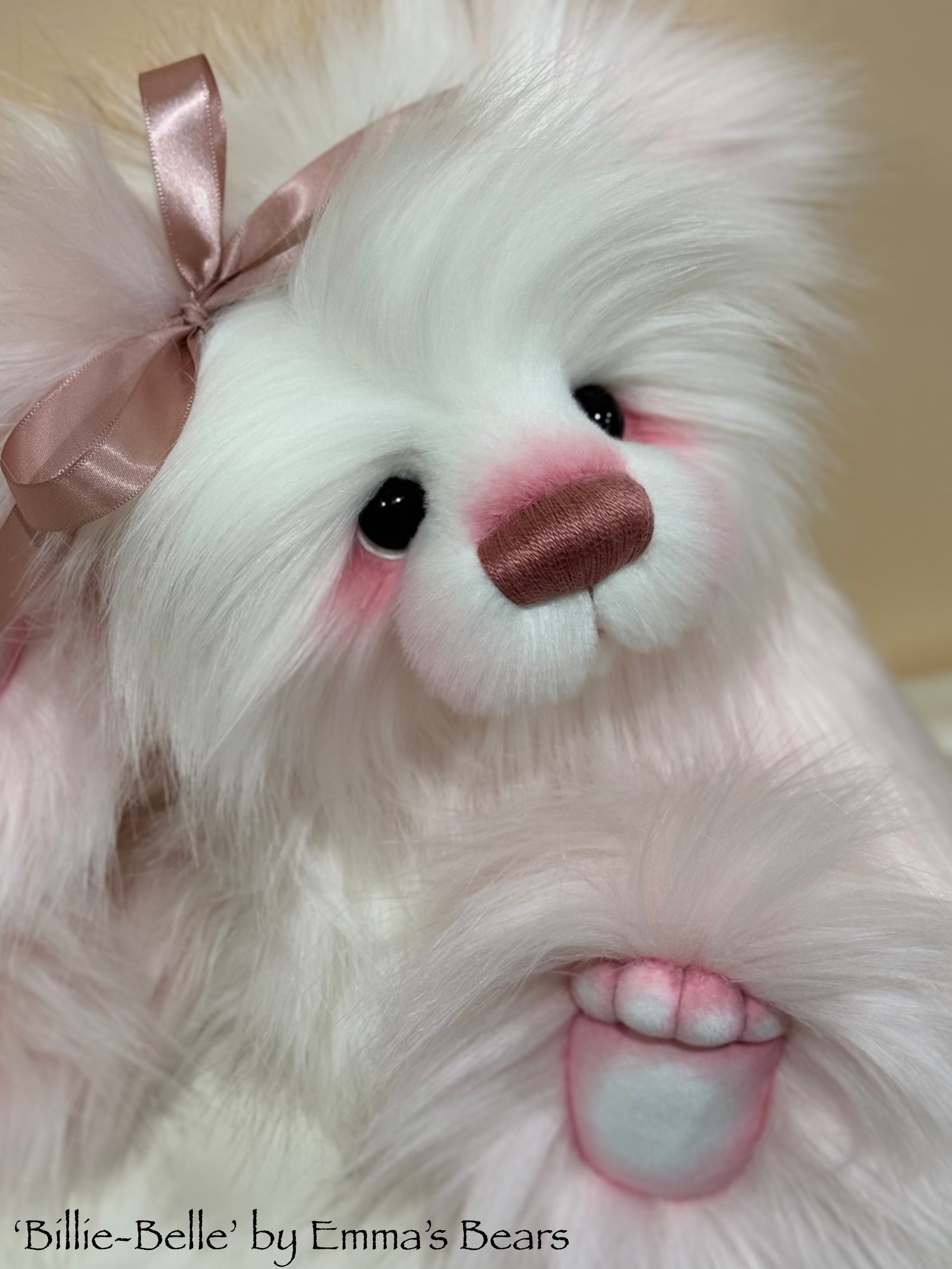 Billie-Belle - 15" faux fur bear by Emmas Bears - OOAK