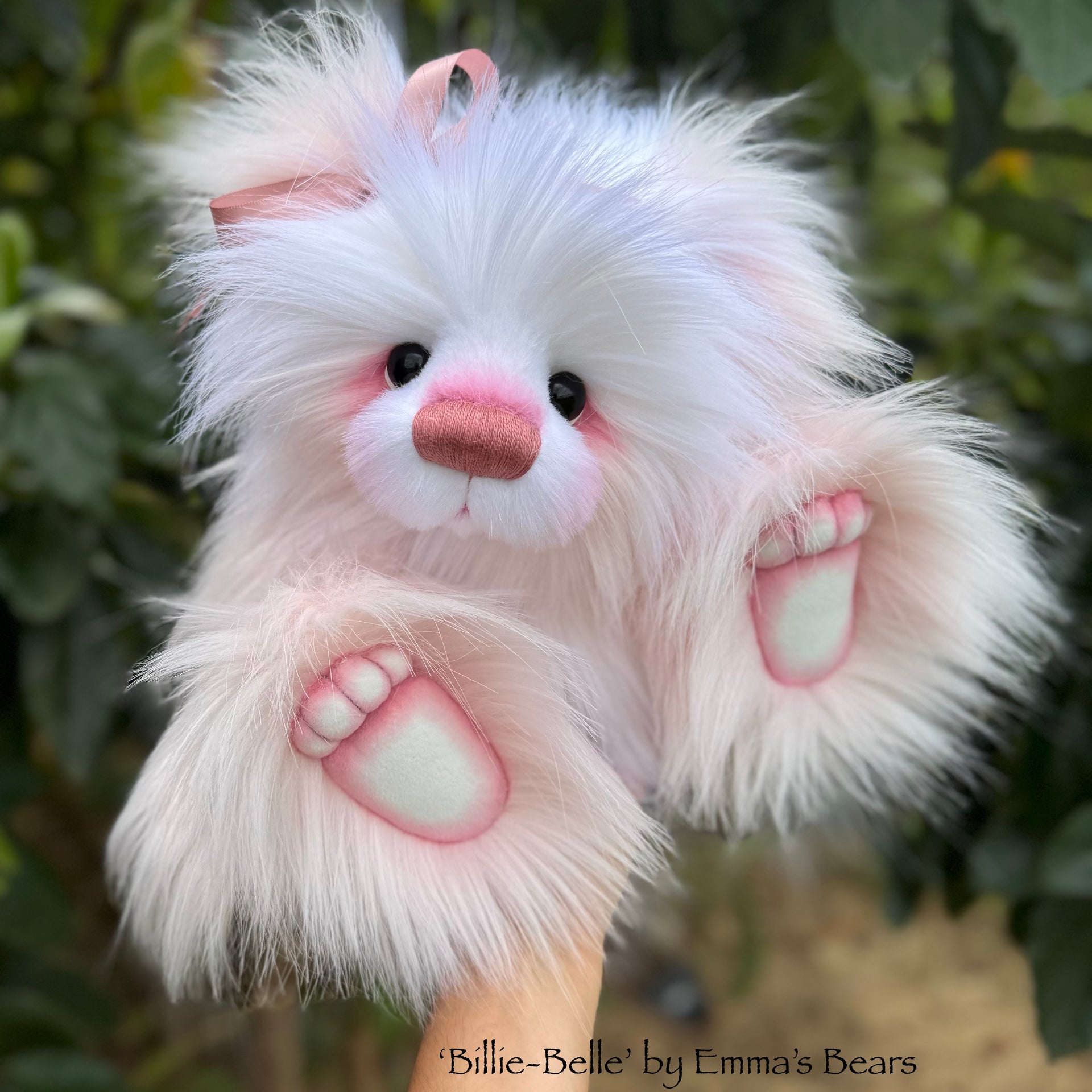 Billie-Belle - 15" faux fur bear by Emmas Bears - OOAK