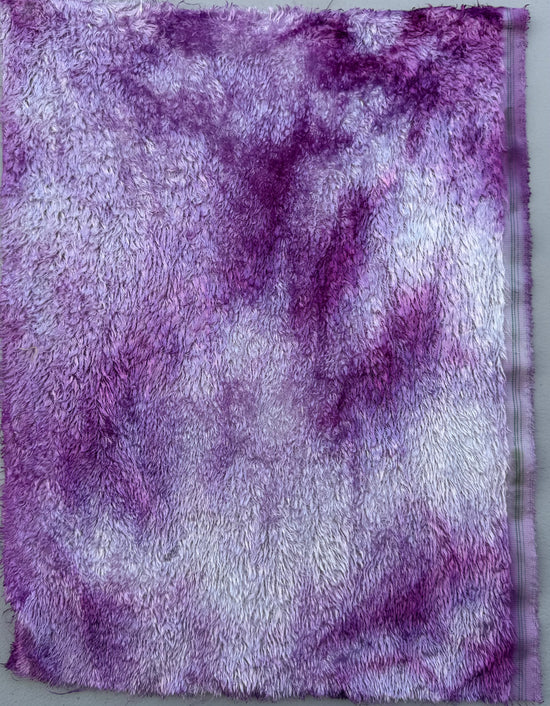 Textured Viscose - Hand Dyed Orchid Batik - Fat 1/8m - JUL038