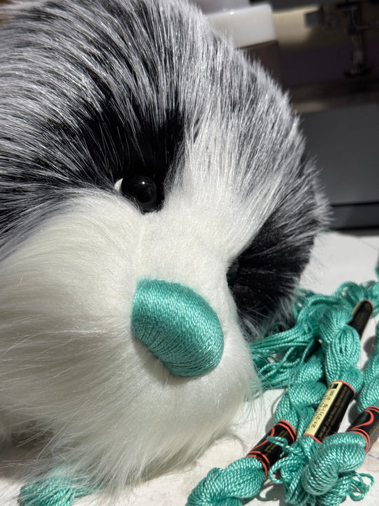 KITS - 25" Peppermint Whisper faux fur bear