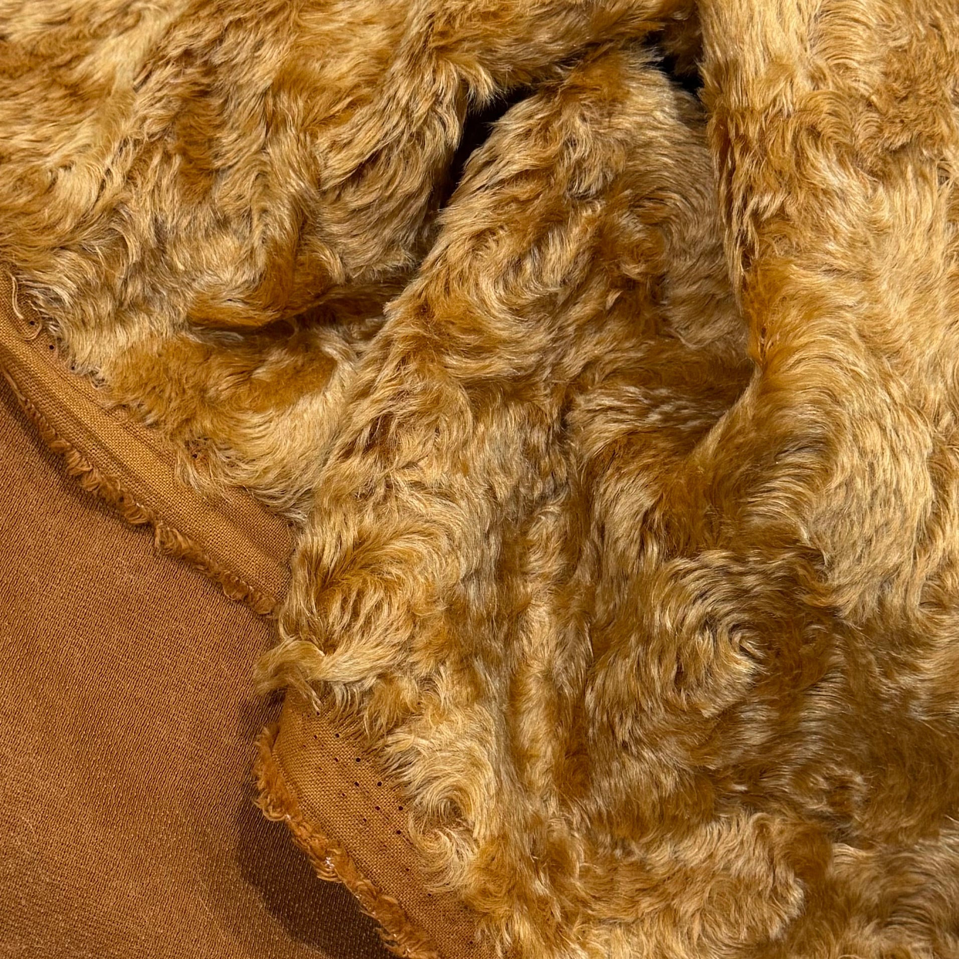 Teddy Gold - 20mm Swirl-effect Mohair/viscose blend