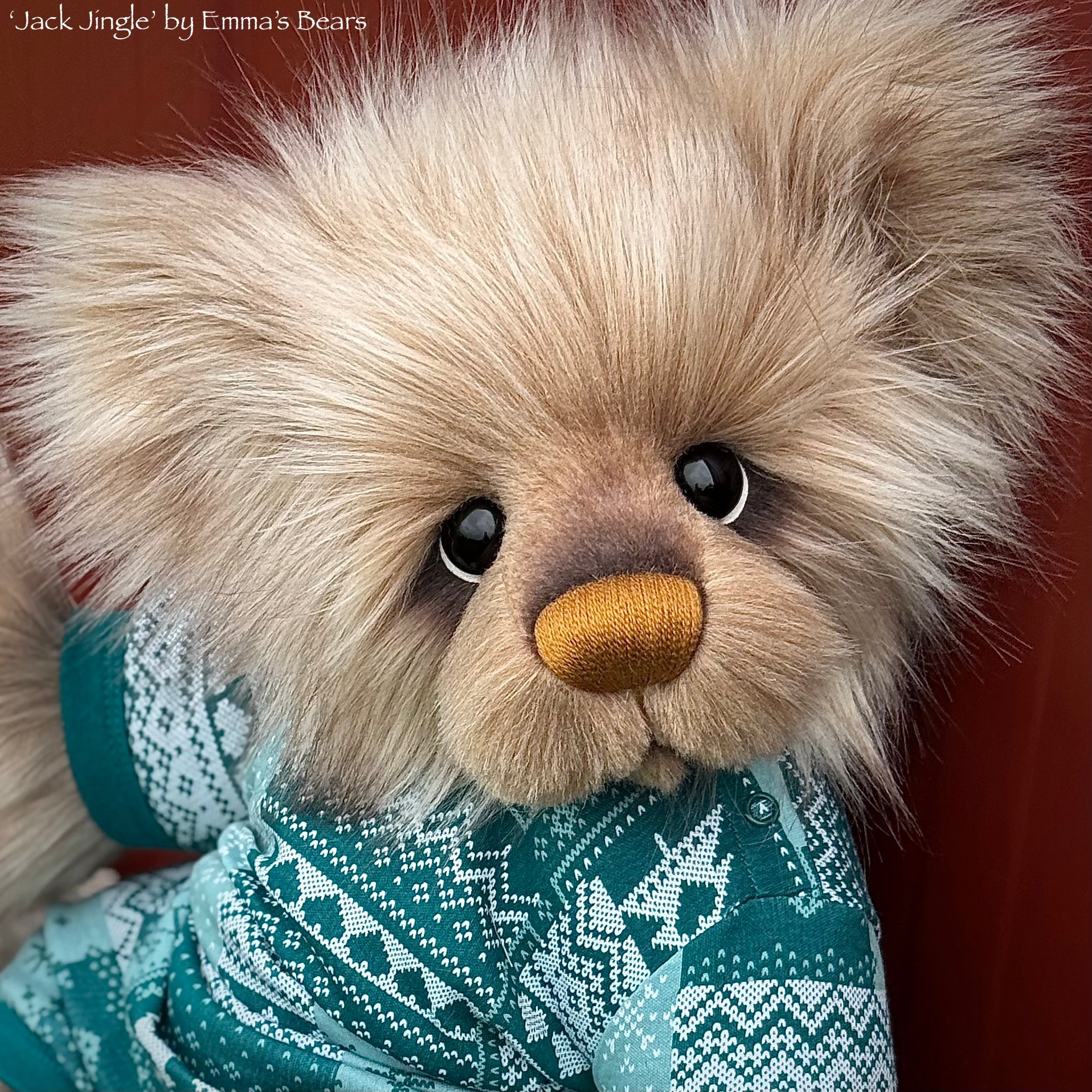 Jack Jingle - 21" Christmas 2024 Artist Bear by Emma's Bears - OOAK