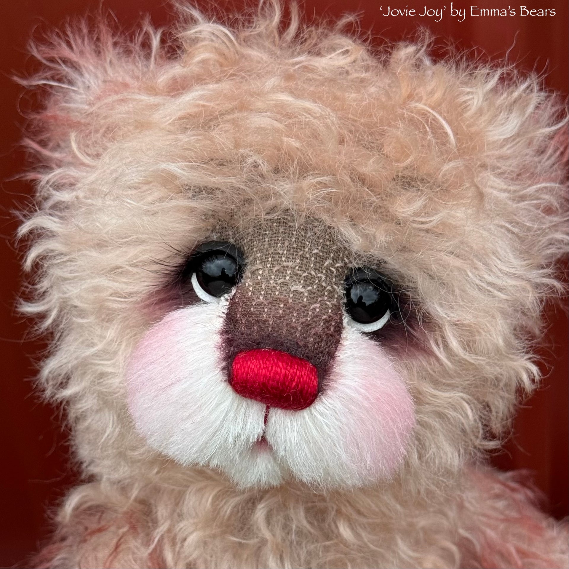 Jovie Joy - 13" Christmas 2024 Artist Bear by Emma's Bears - OOAK