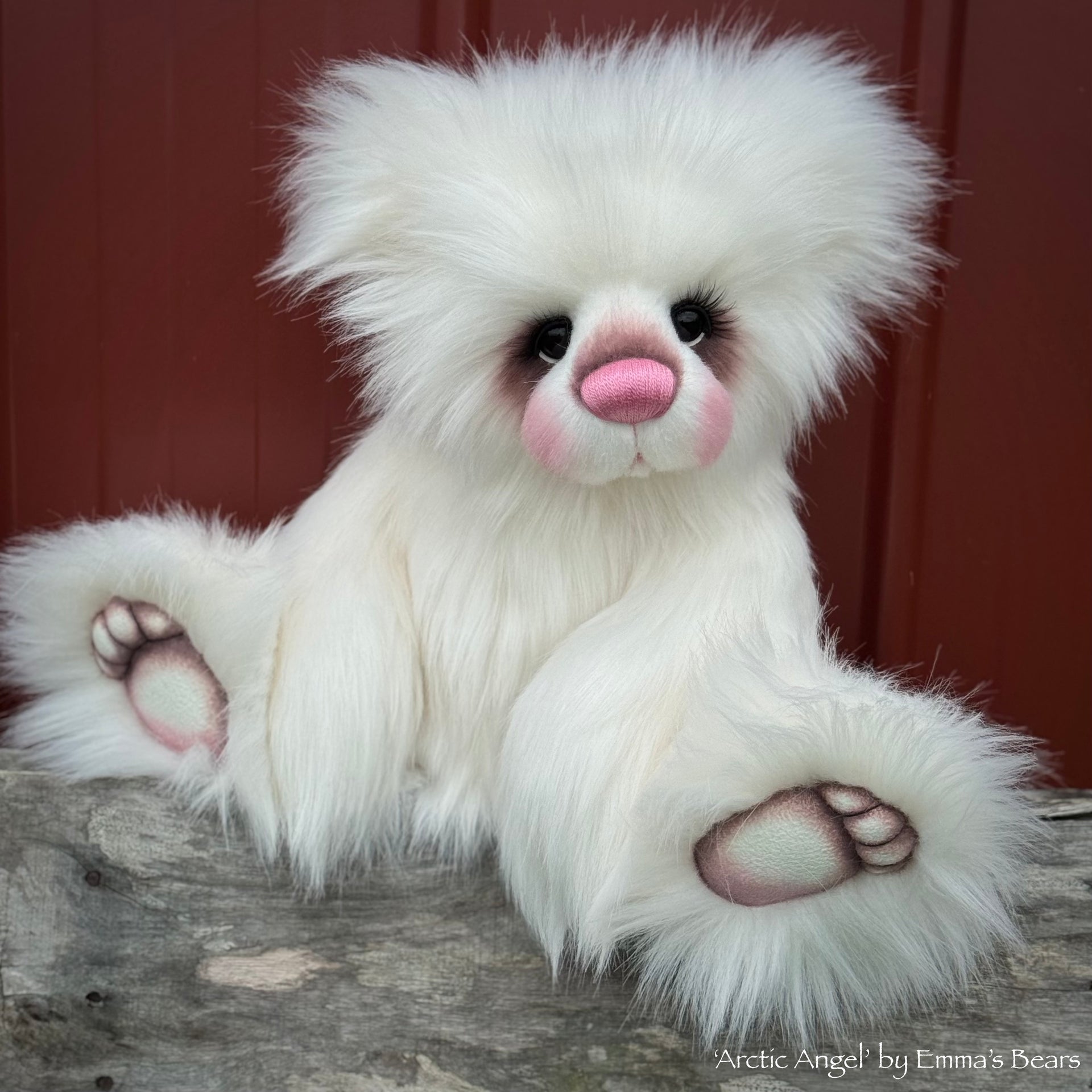 Arctic Angel - 19" Christmas 2024 Artist Bear by Emma's Bears - OOAK