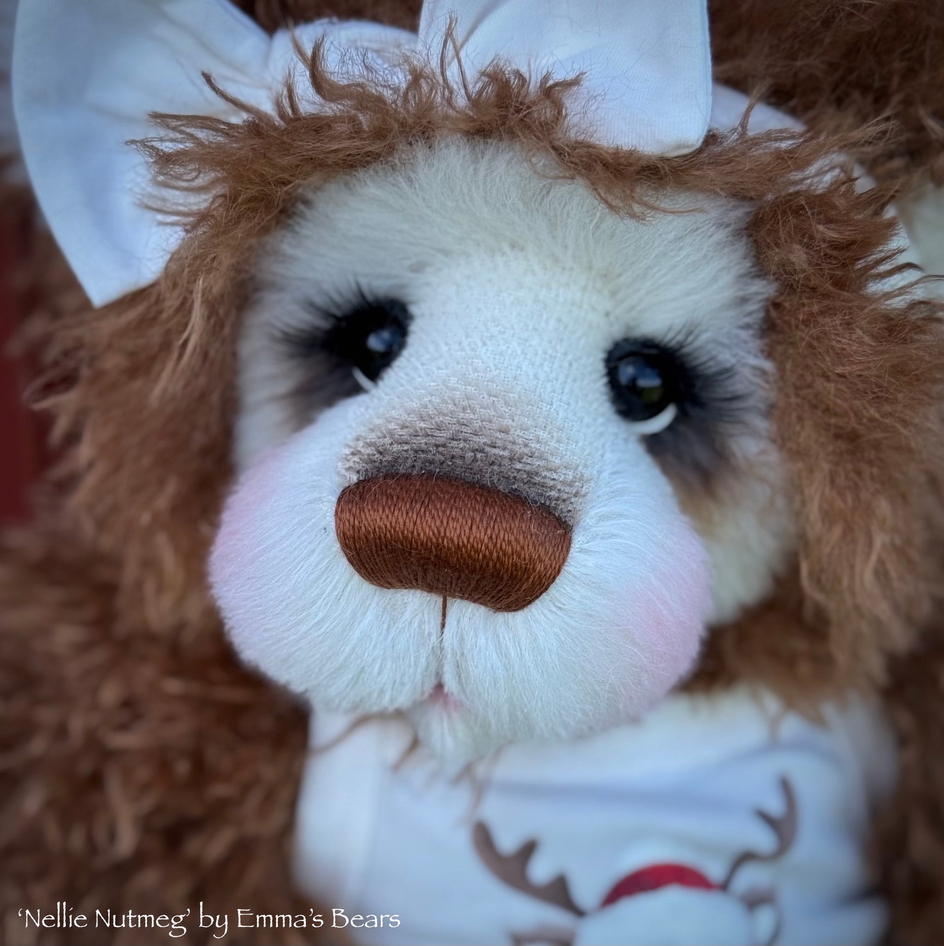 Nellie Nutmeg - 20" Christmas 2024 Artist Bear by Emma's Bears - OOAK