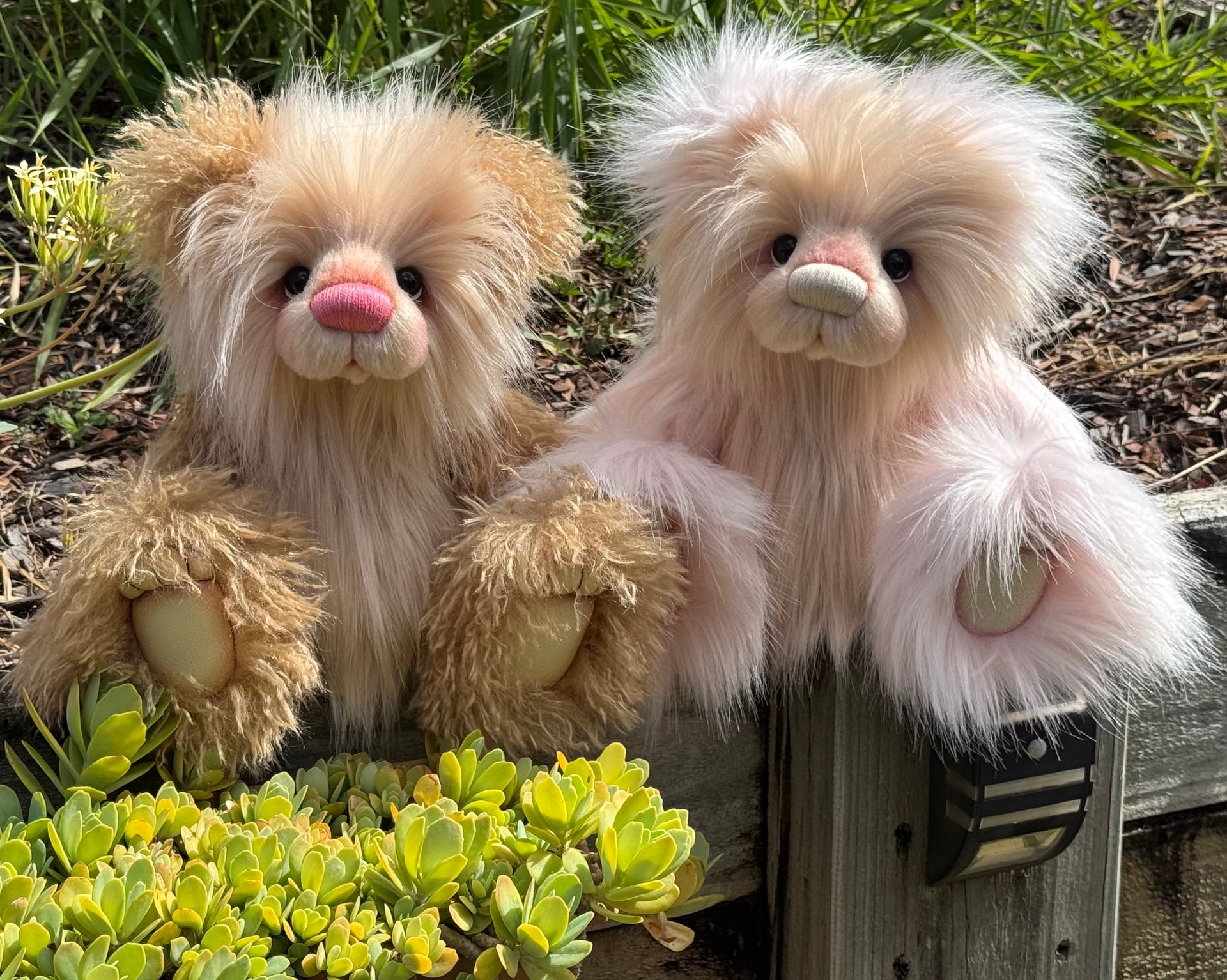 Edith - 16" faux fur bear by Emmas Bears - OOAK