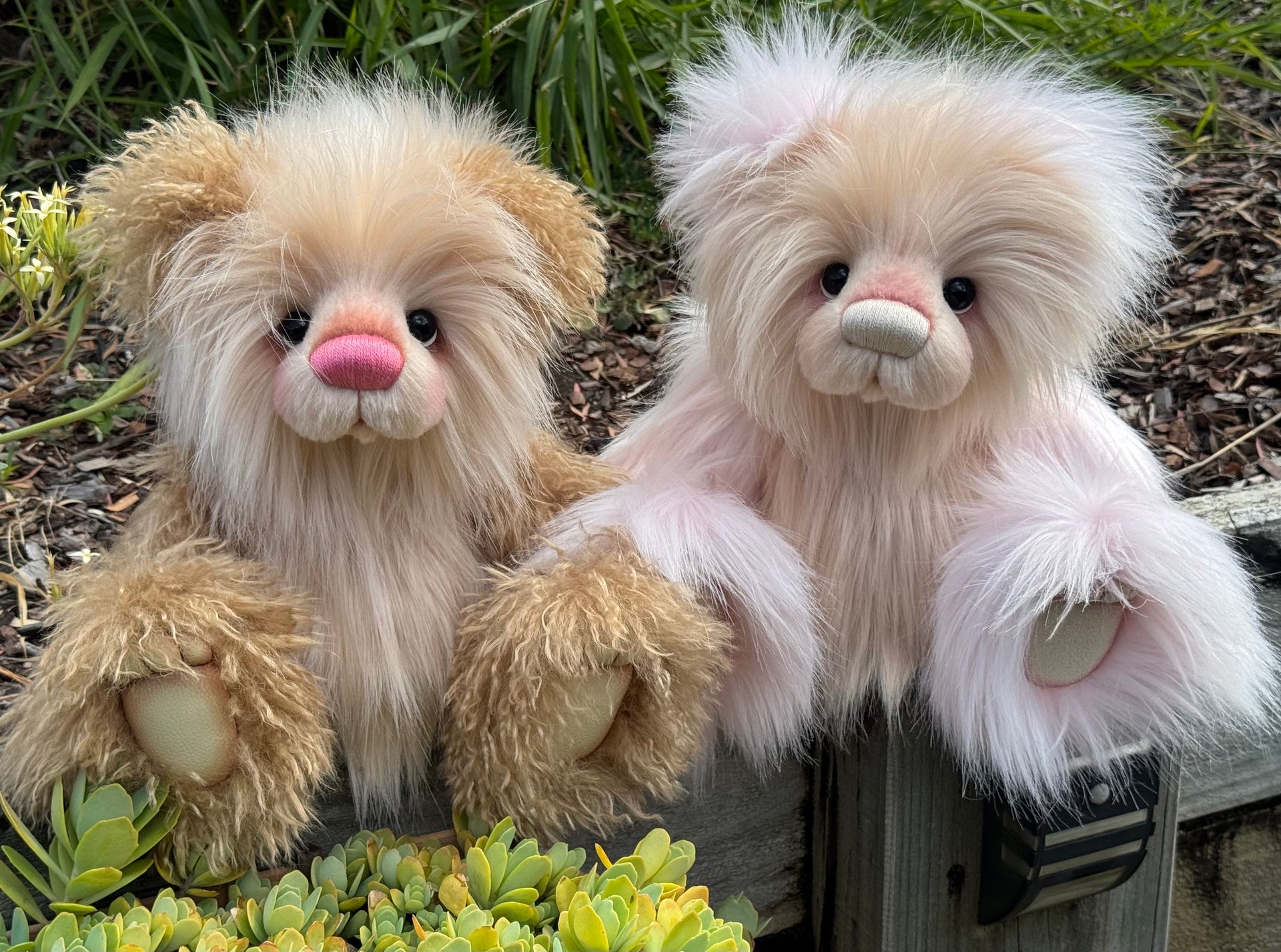 Esme - 16" faux fur bear by Emmas Bears - OOAK