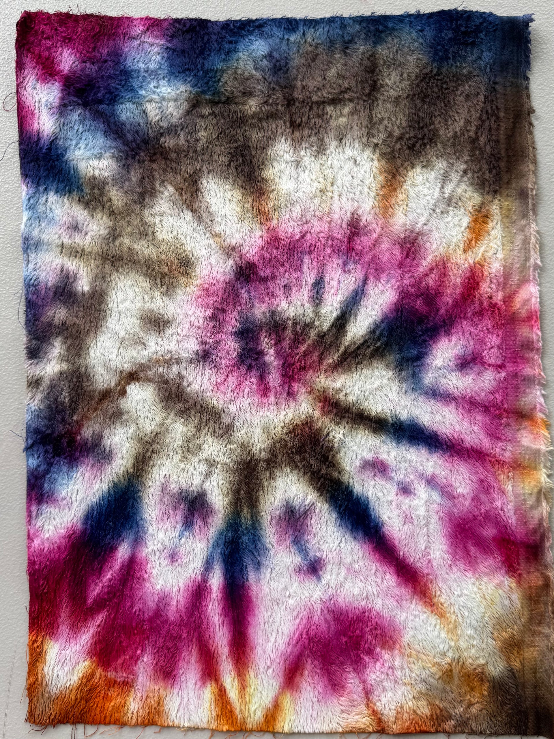 Standard Viscose - Hand Dyed Tie Dye Spiral - Fat 1/8m - DEC021