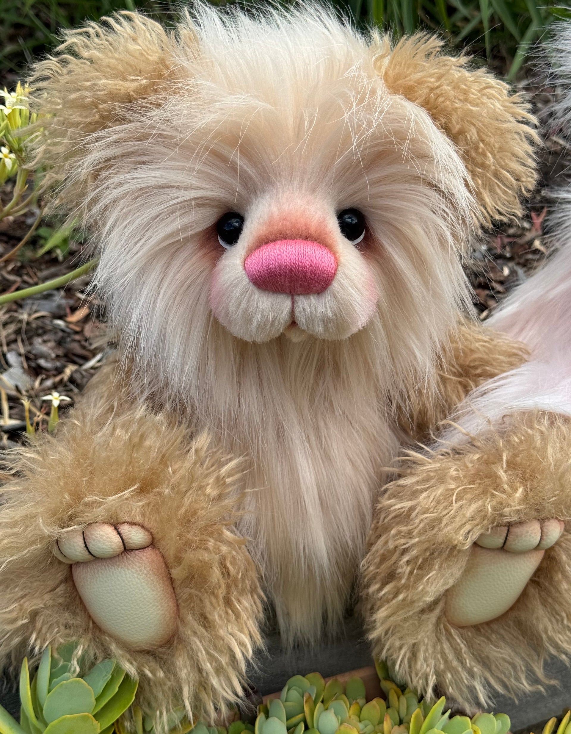 Edith - 16" faux fur bear by Emmas Bears - OOAK