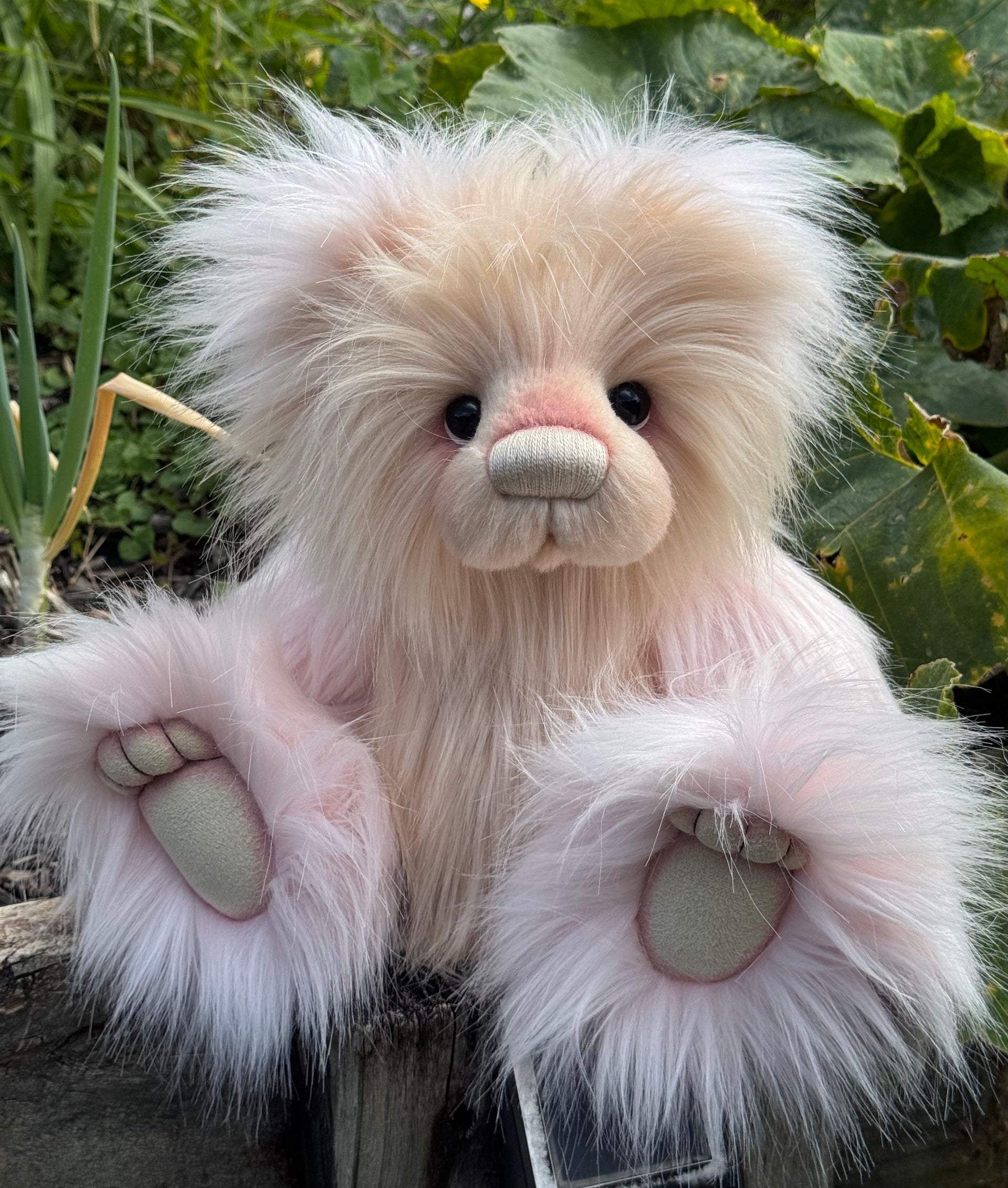 Esme - 16" faux fur bear by Emmas Bears - OOAK