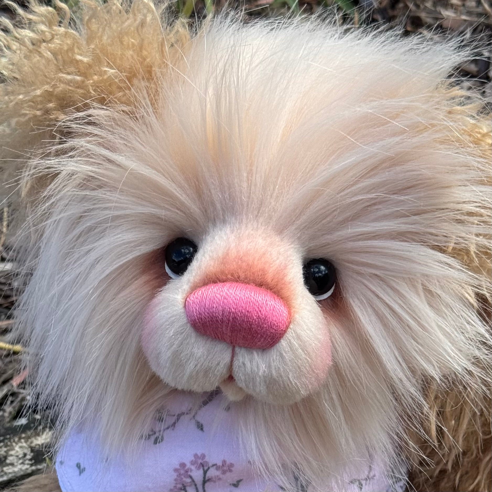 Edith - 16" faux fur bear by Emmas Bears - OOAK