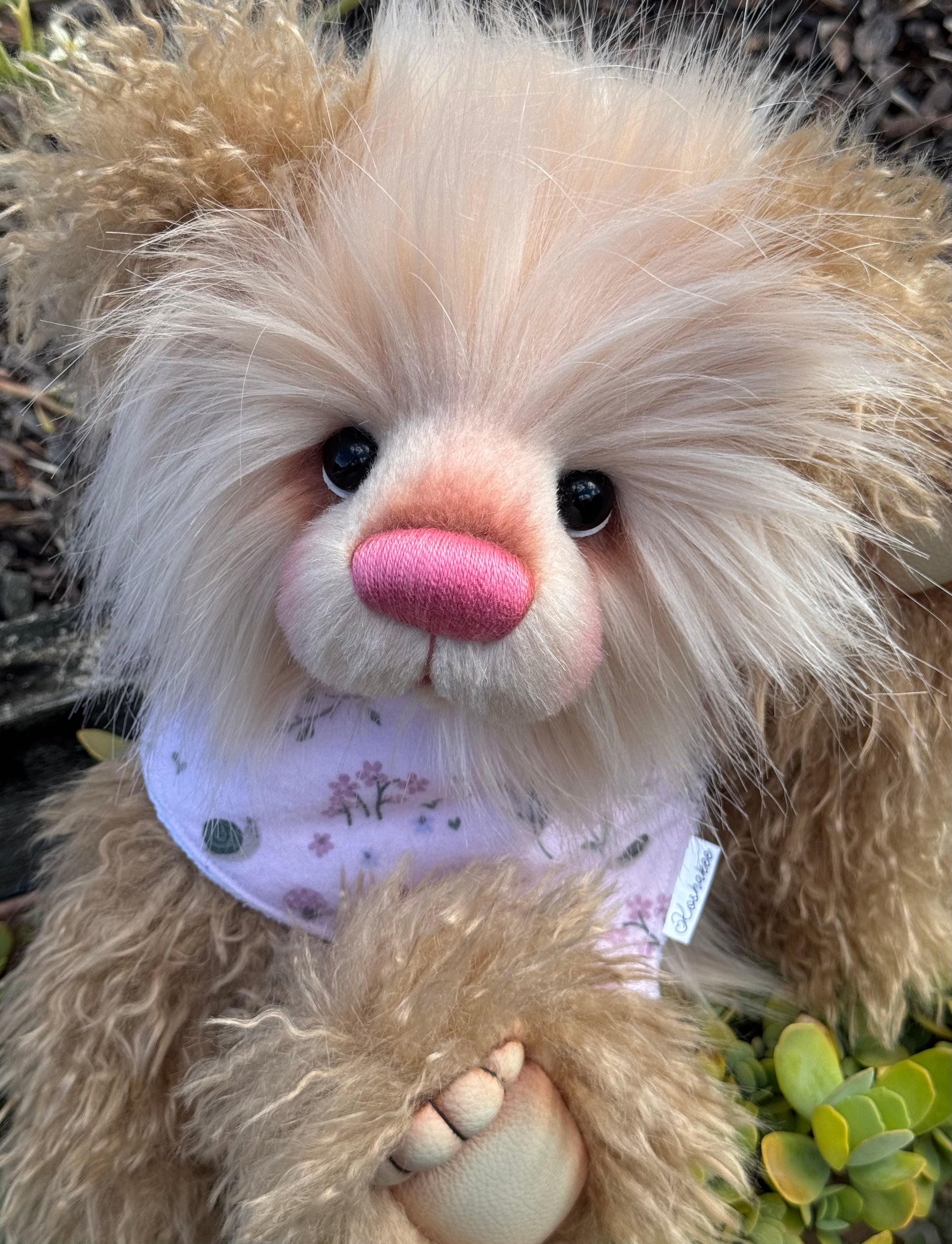 Edith - 16" faux fur bear by Emmas Bears - OOAK