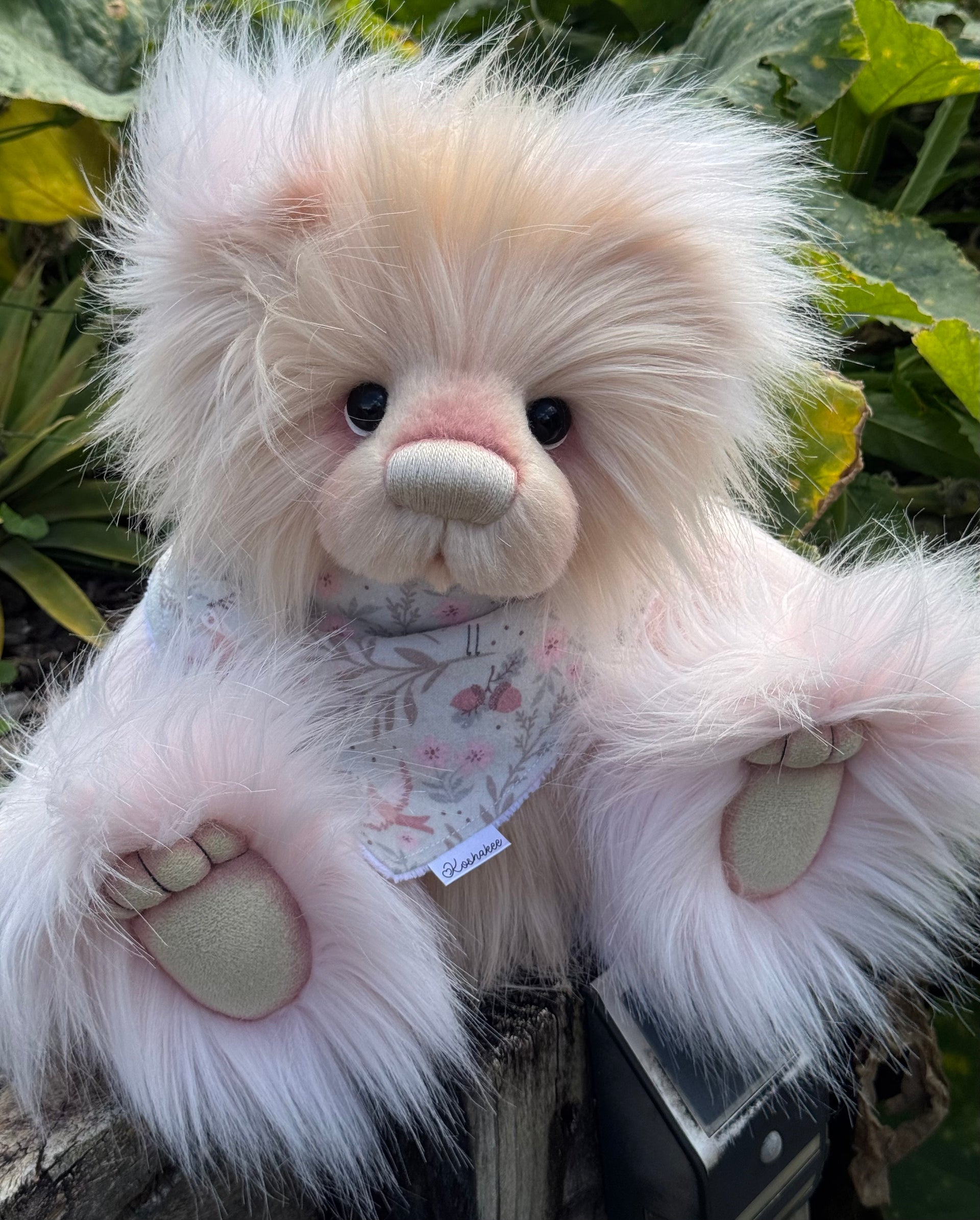 Esme - 16" faux fur bear by Emmas Bears - OOAK
