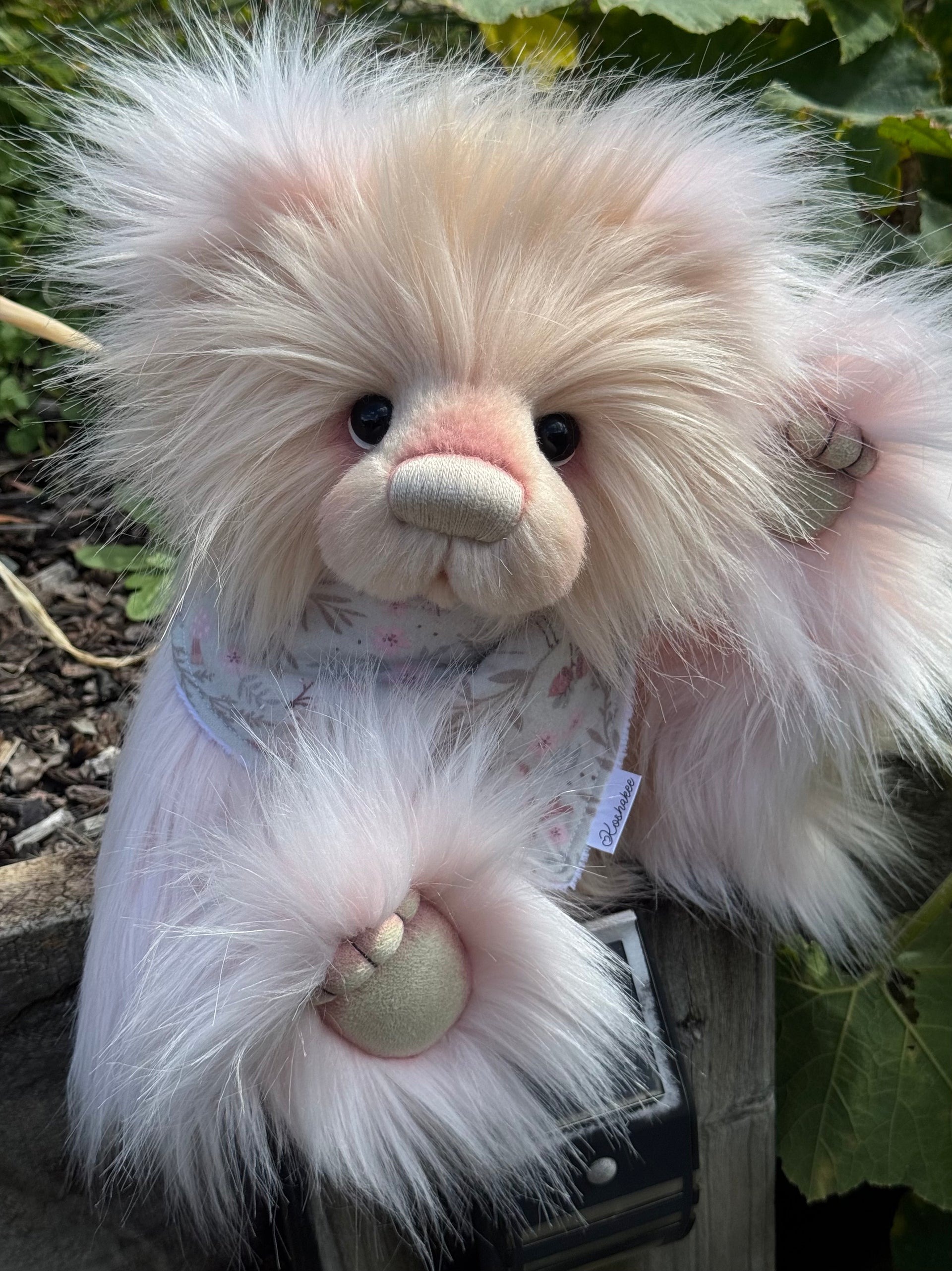 Esme - 16" faux fur bear by Emmas Bears - OOAK