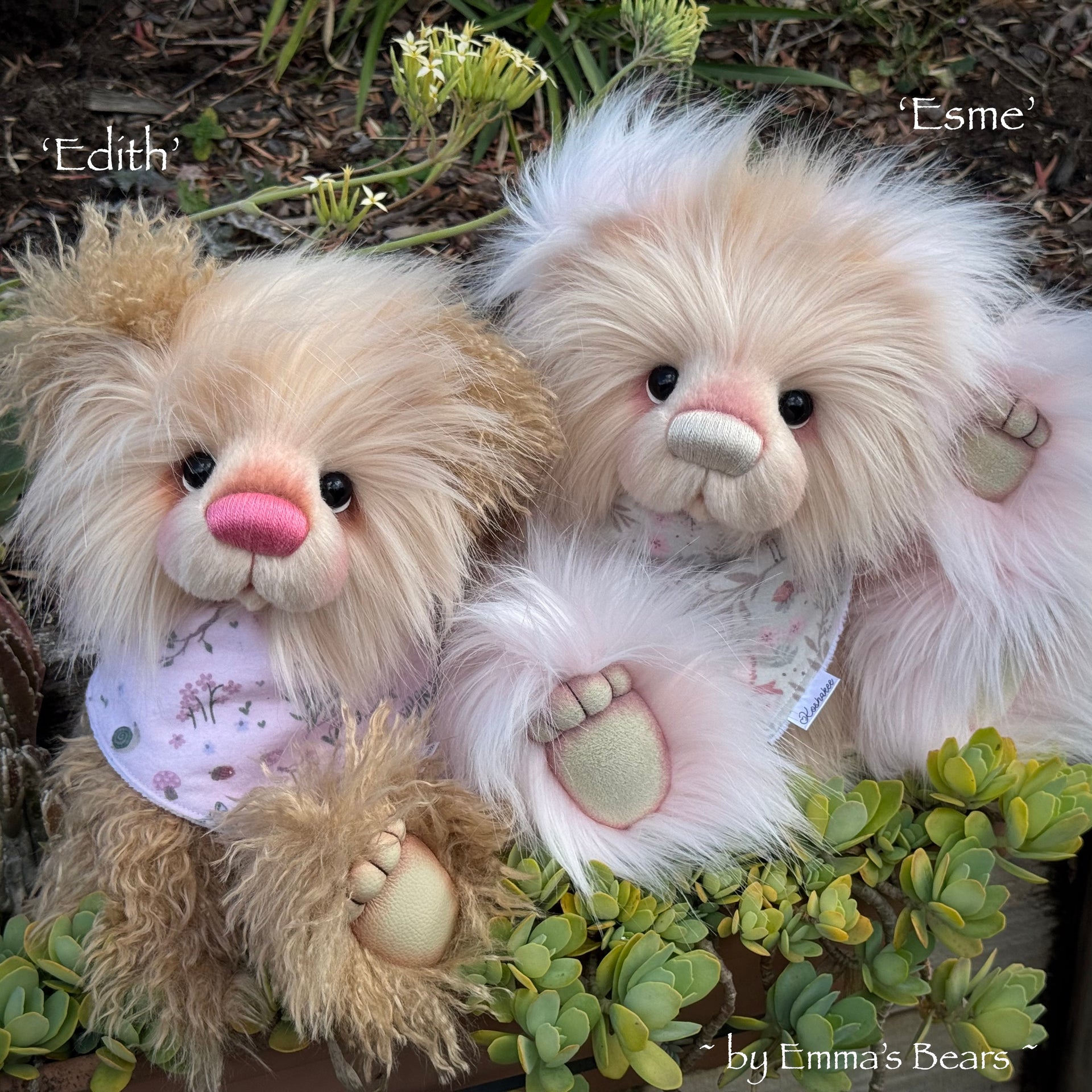 Esme - 16" faux fur bear by Emmas Bears - OOAK