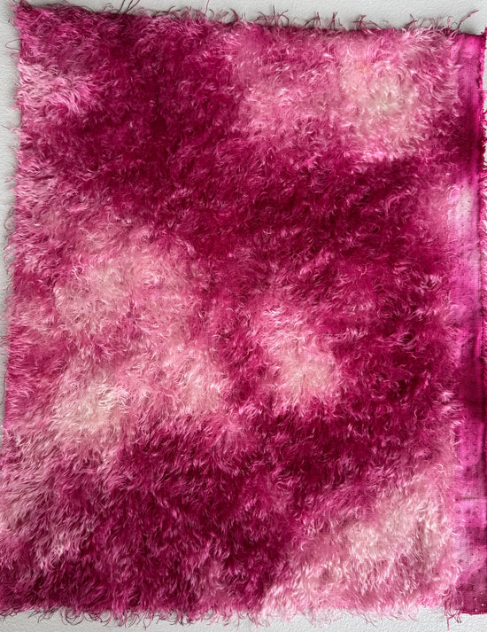 Sparse String Mohair - Hand Dyed Rose Batik - Fat 1/8m - DEC043